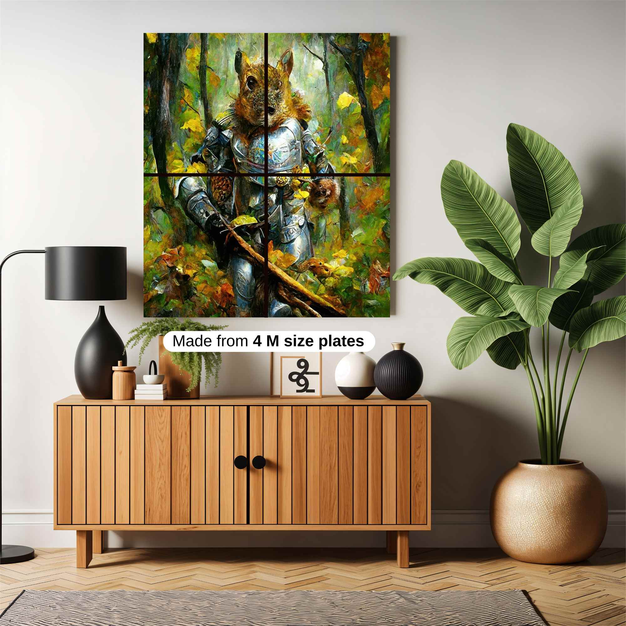 Squirrel Knight Safe Wall Magnetic / M