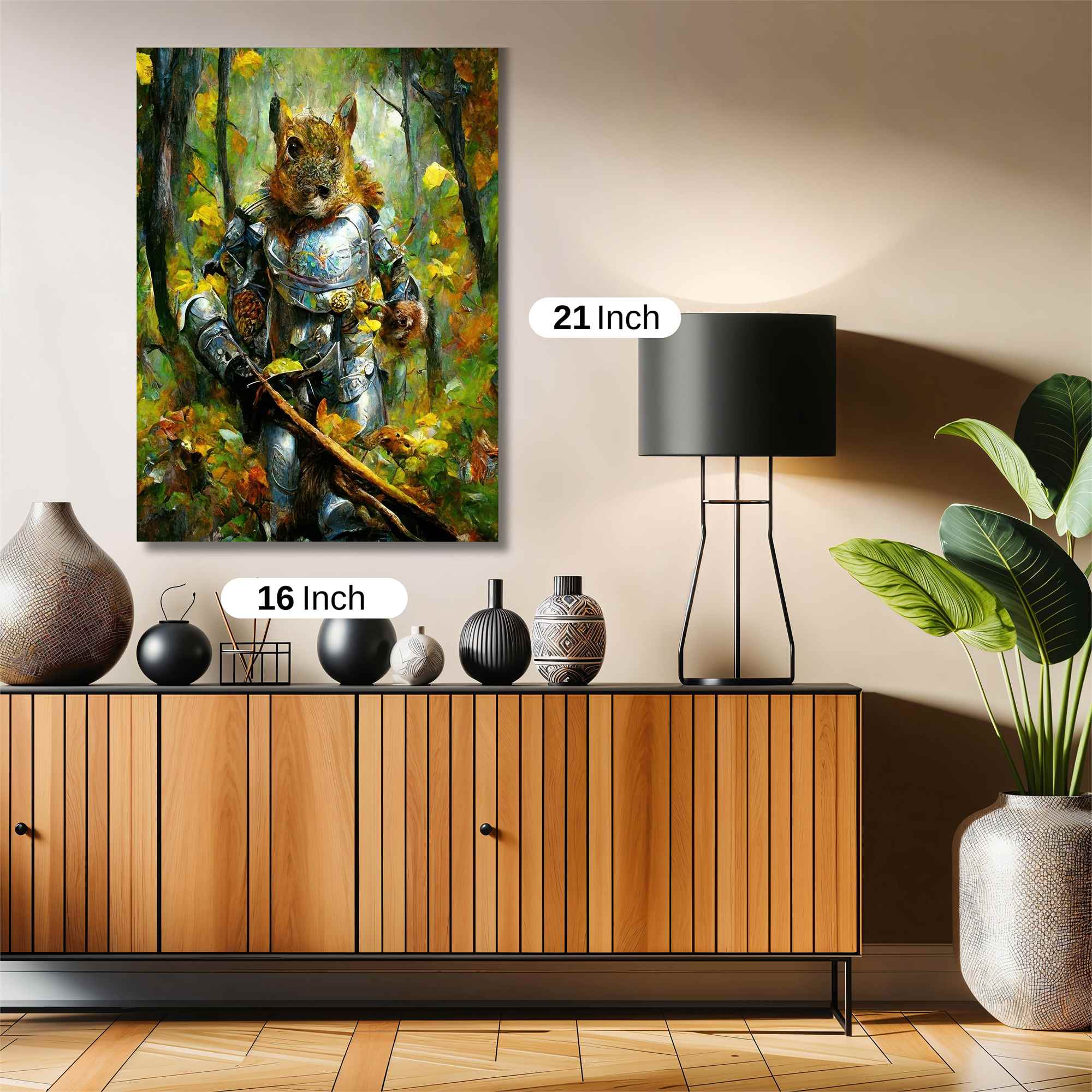 Squirrel Knight Safe Wall Magnetic / M