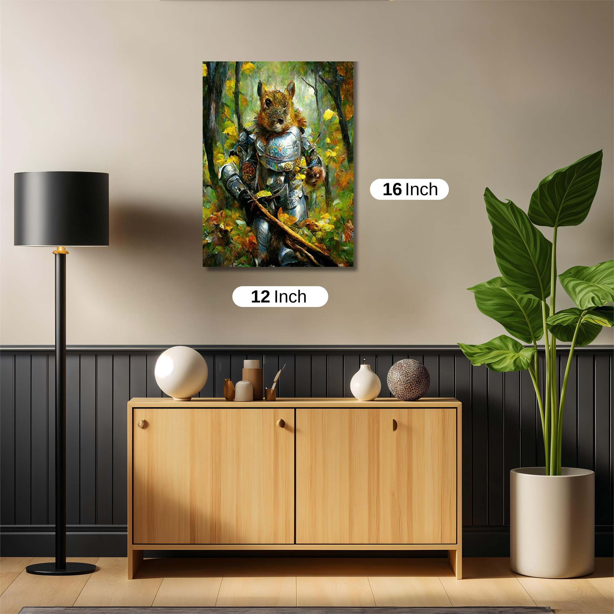 Squirrel Knight Safe Wall Magnetic / M