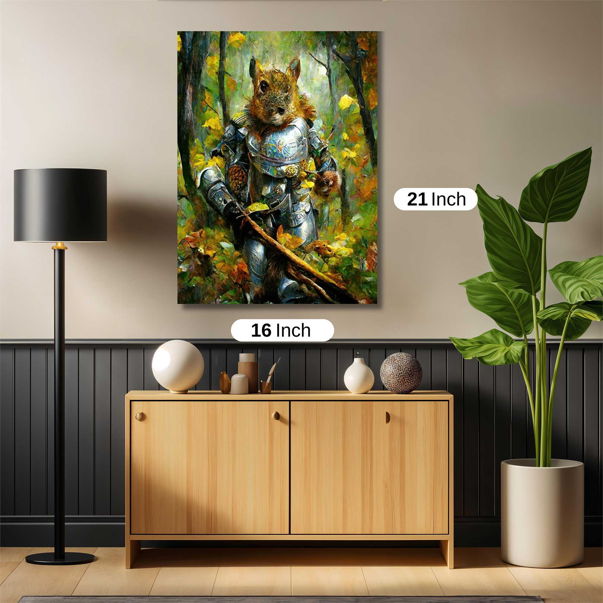 Squirrel Knight Safe Wall Magnetic / M