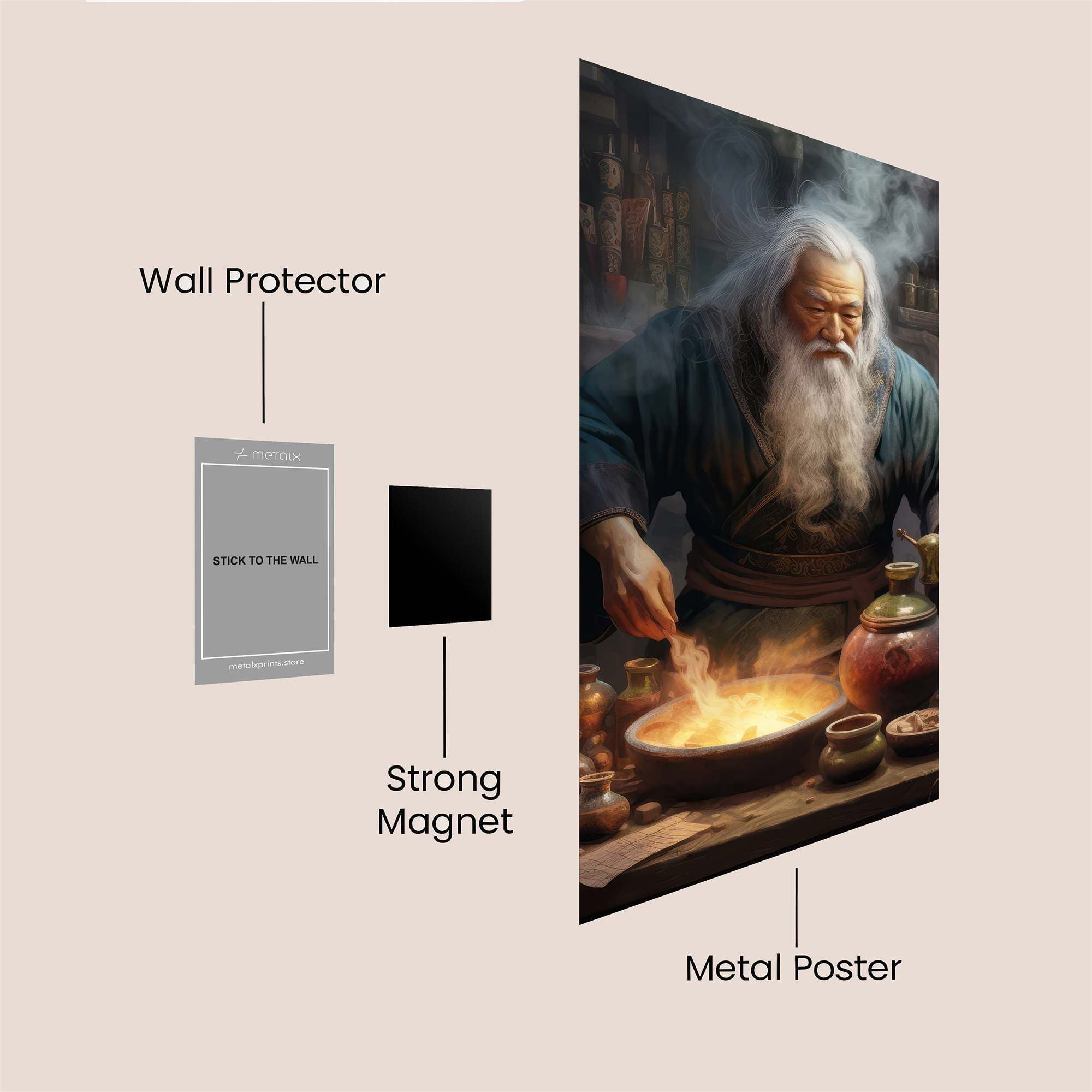 Alchemist Enigma Safe Wall Magnetic / M
