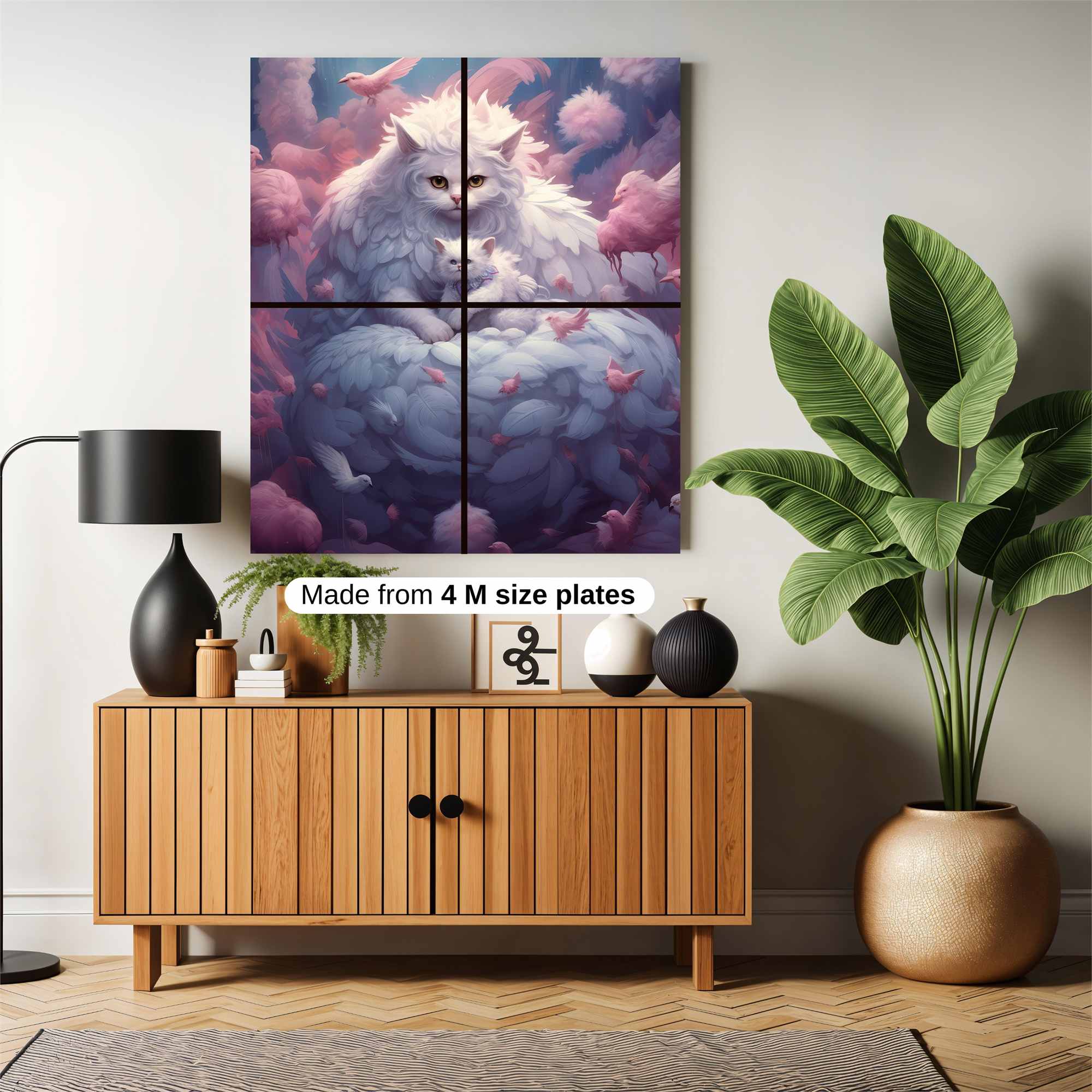 Feline Serenity Safe Wall Magnetic / M