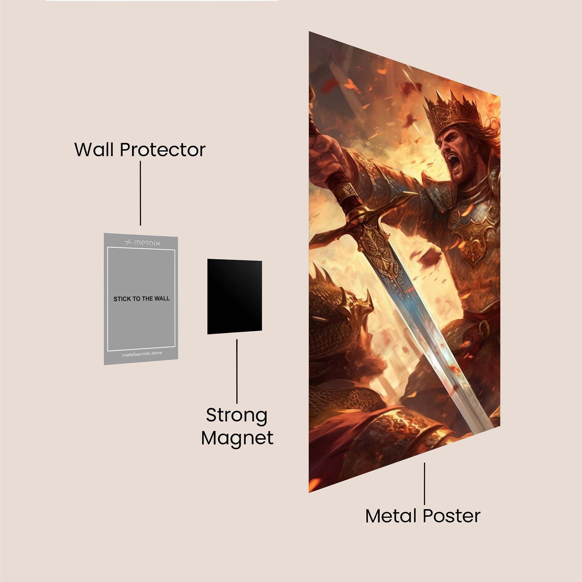 Arthur Enraged Safe Wall Magnetic / M