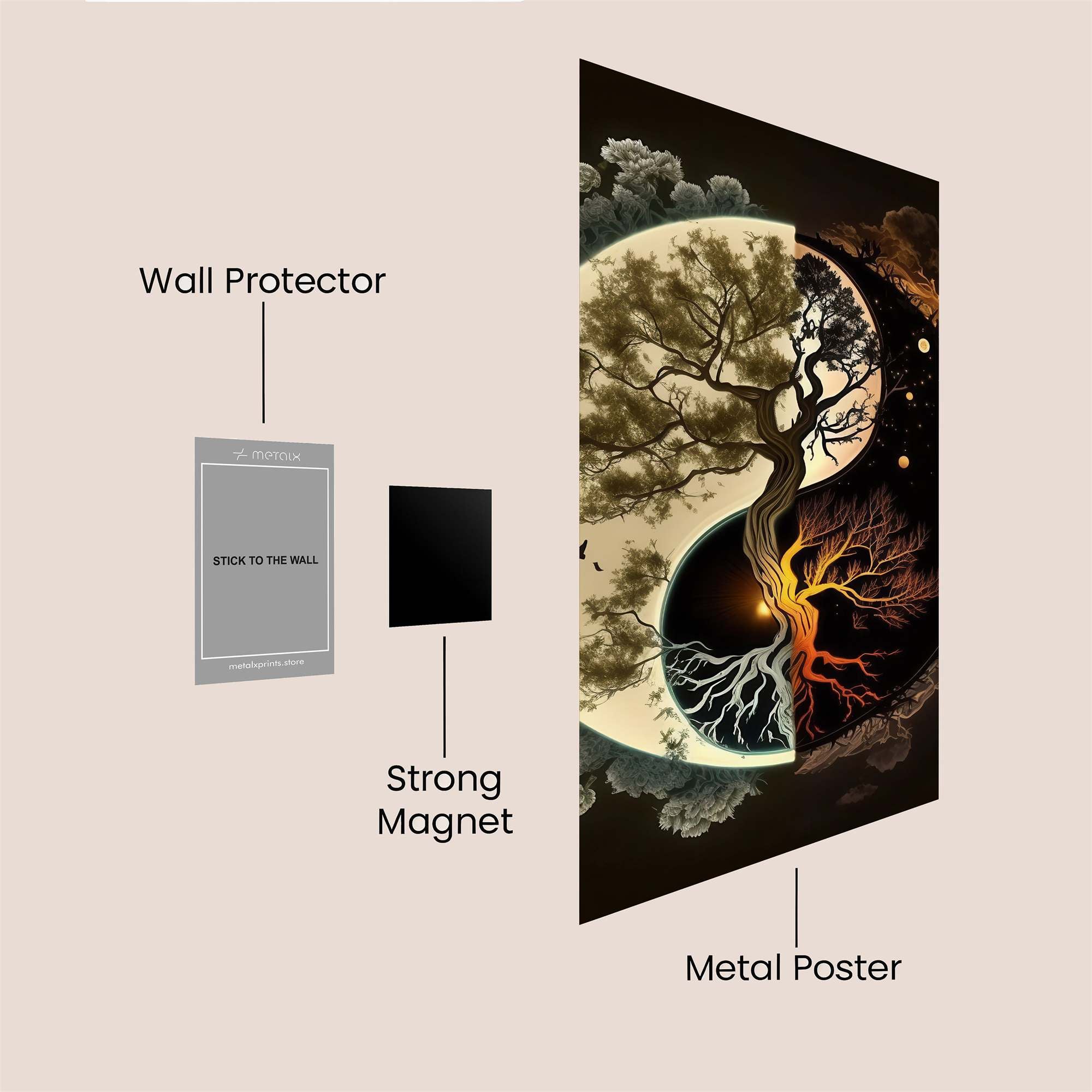 YinYang Harmony Safe Wall Magnetic / M
