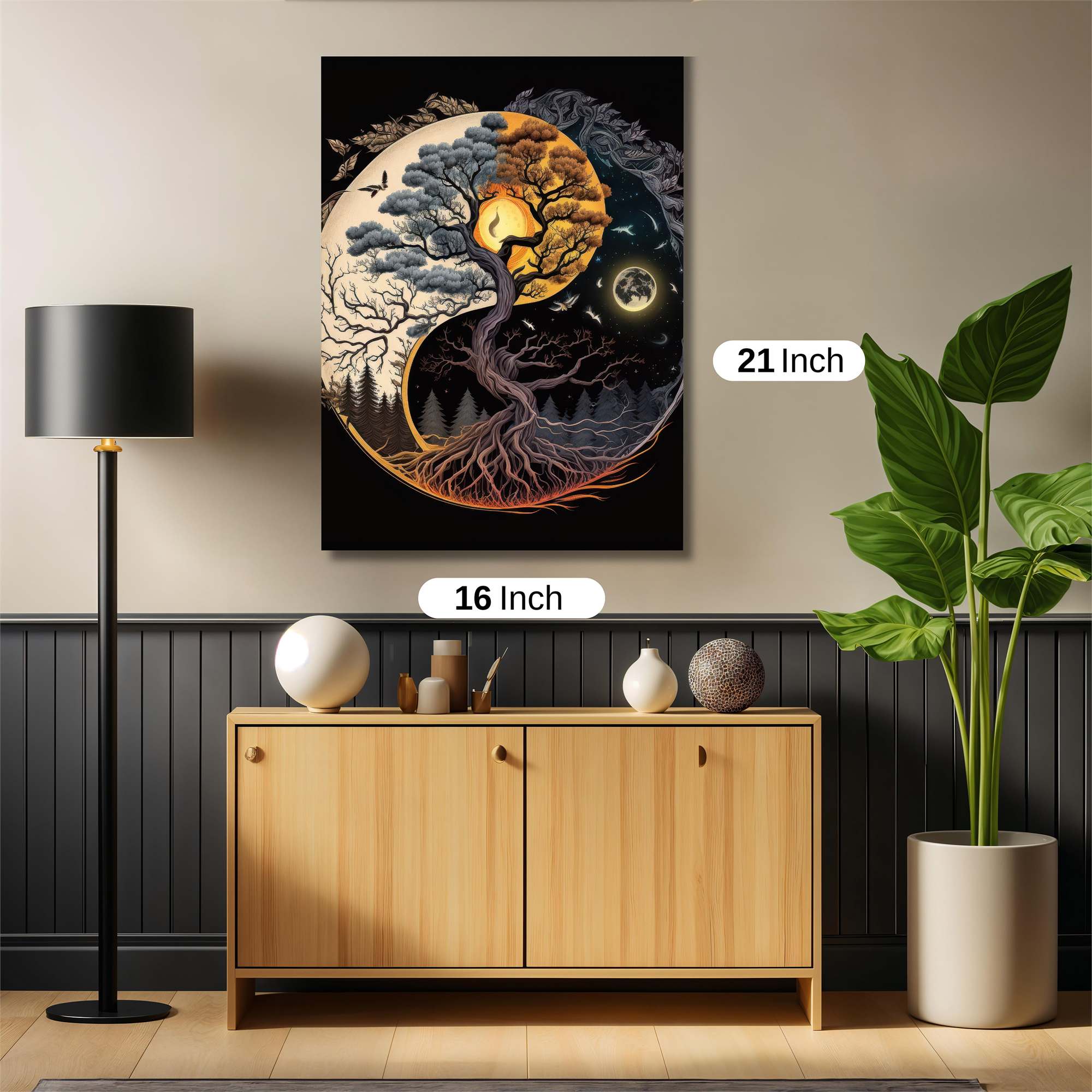 YinYang Serenity Safe Wall Magnetic / M