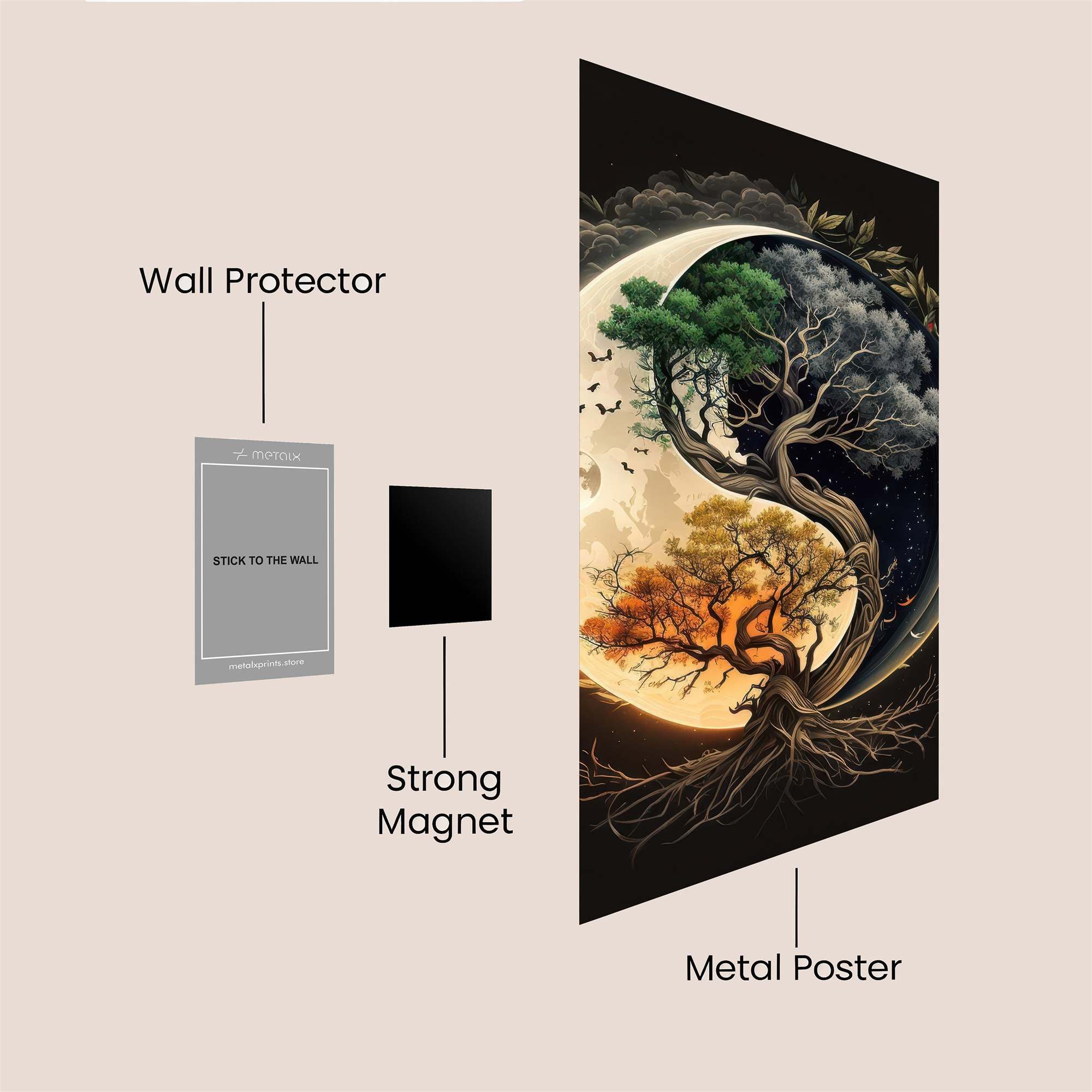 YinYang Harmony Safe Wall Magnetic / M