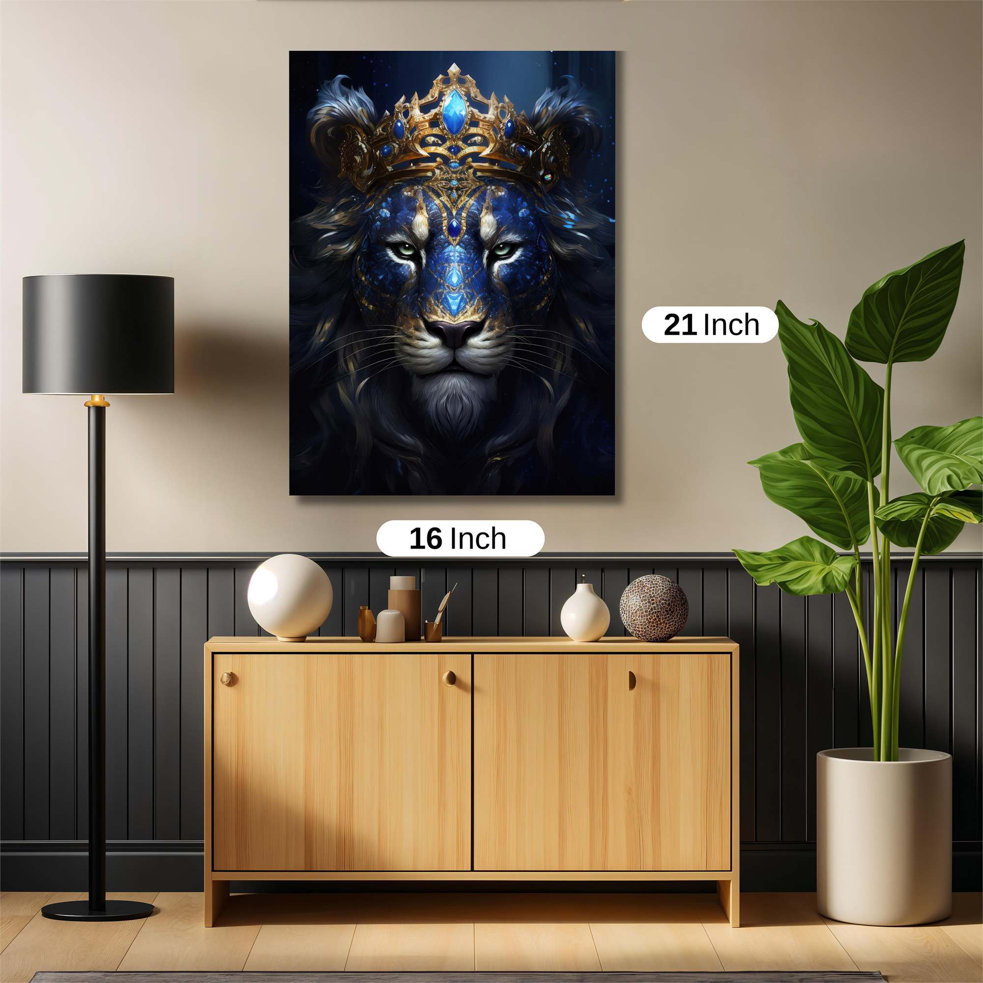 Lion Majestic Safe Wall Magnetic / M