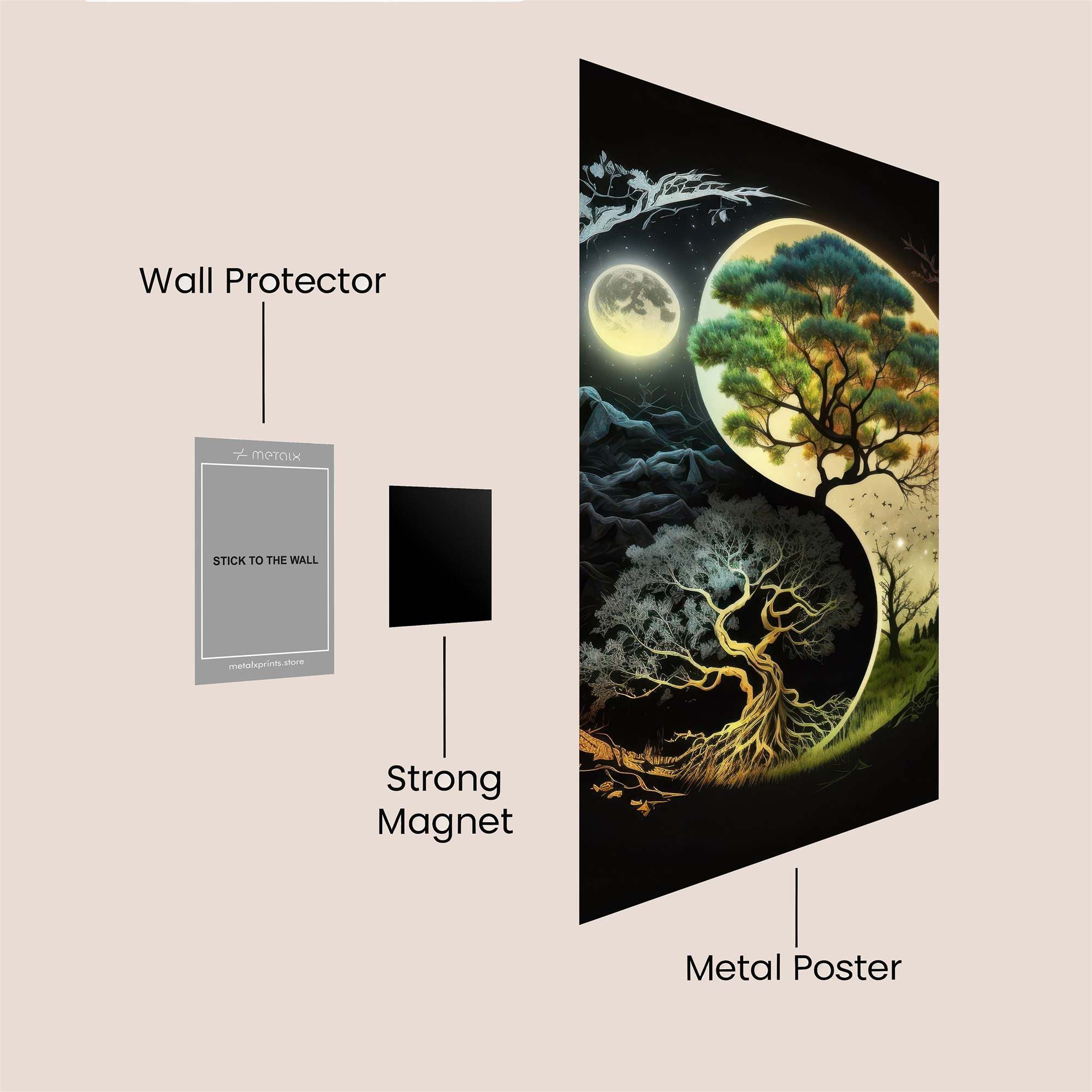 YinYang Harmony Safe Wall Magnetic / M