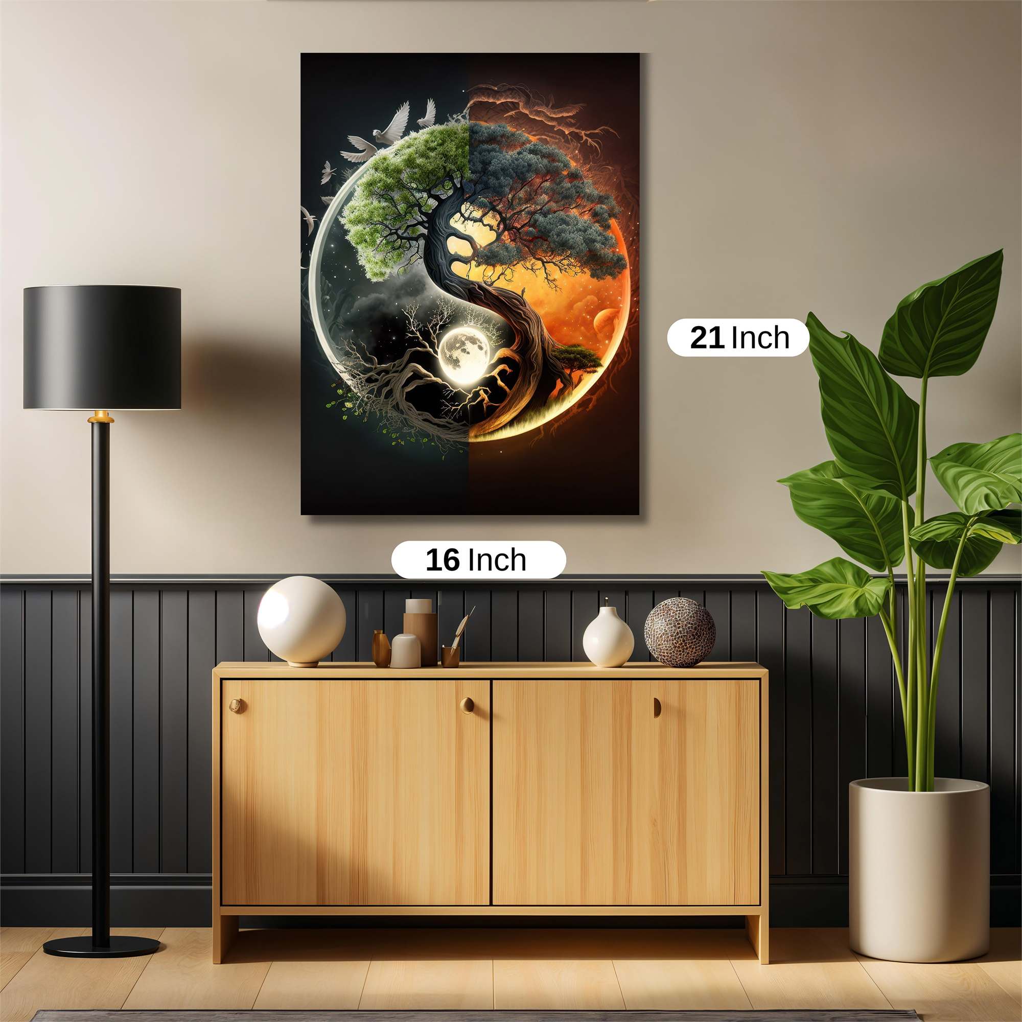 YinYangWhimsy Safe Wall Magnetic / M