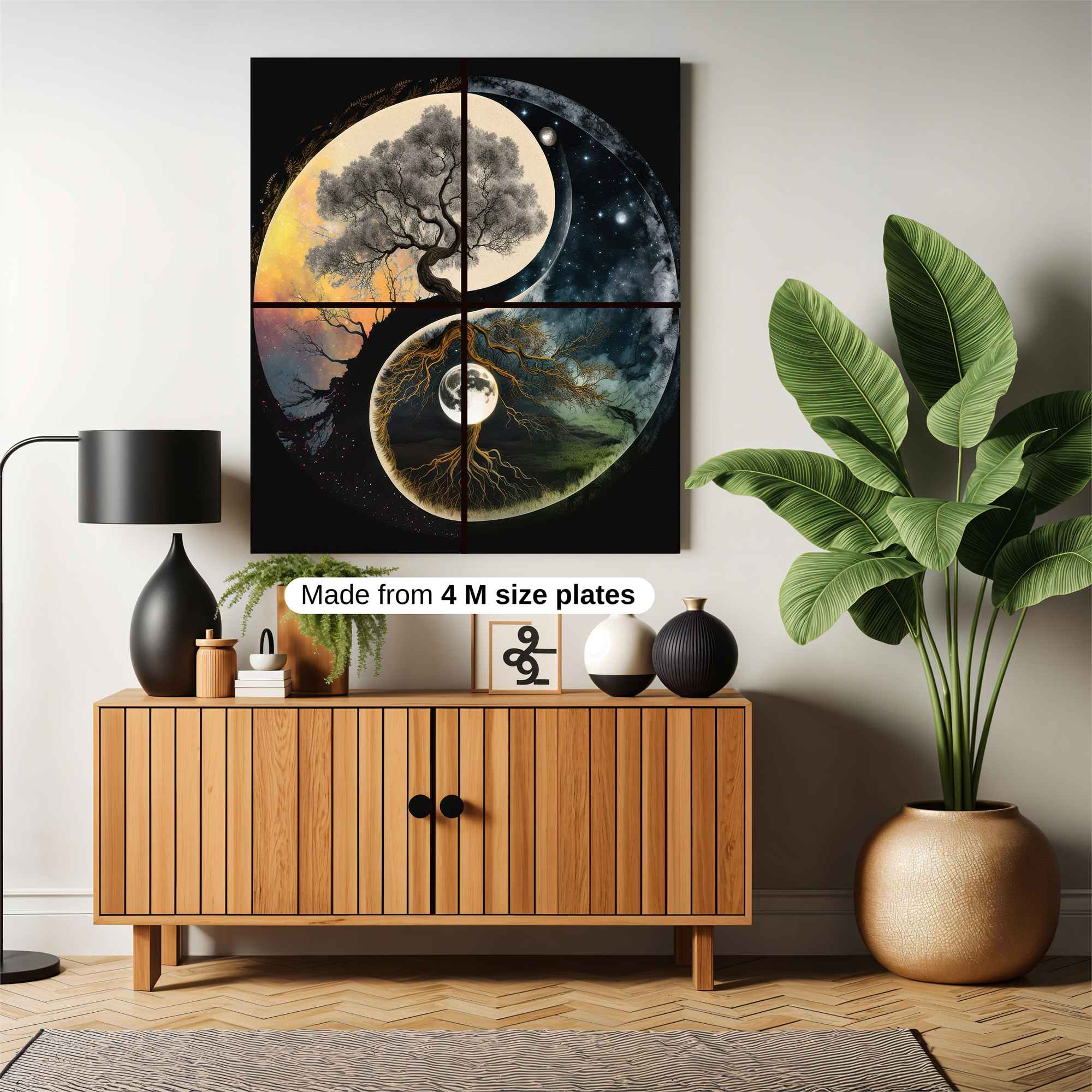 YinYangWhimsy Safe Wall Magnetic / M