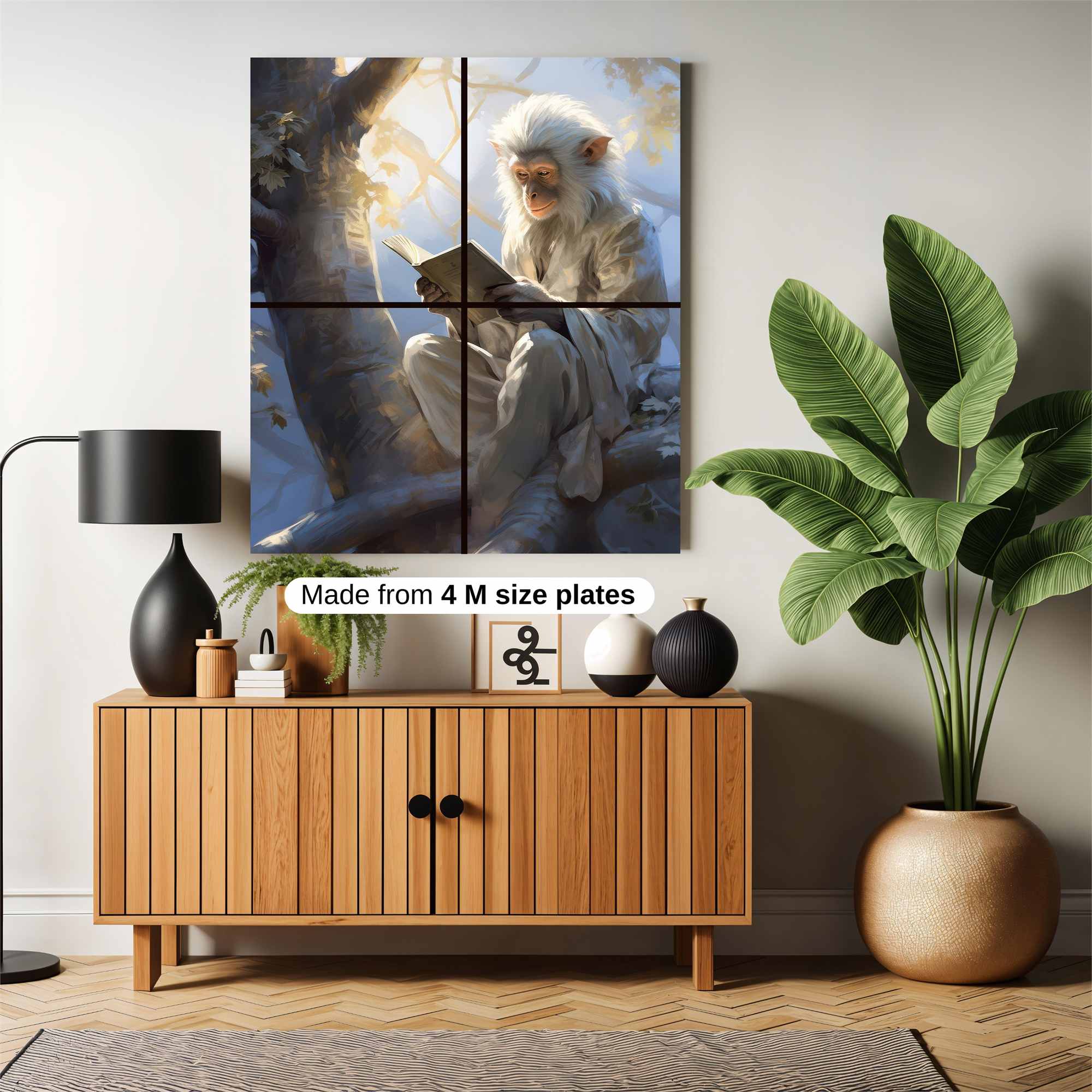 Monkey Serenity Safe Wall Magnetic / M