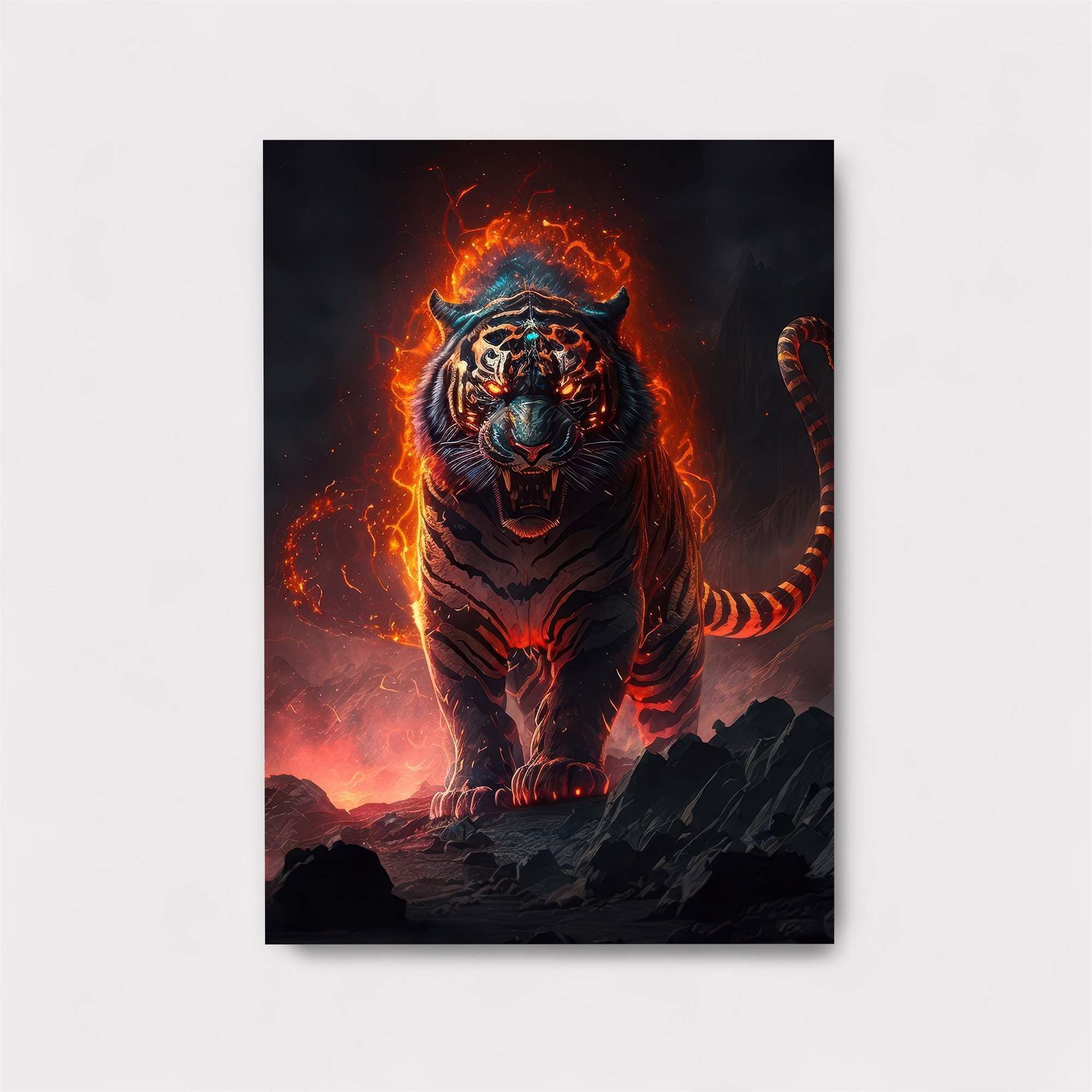 Flaming Majesty Safe Wall Magnetic / M