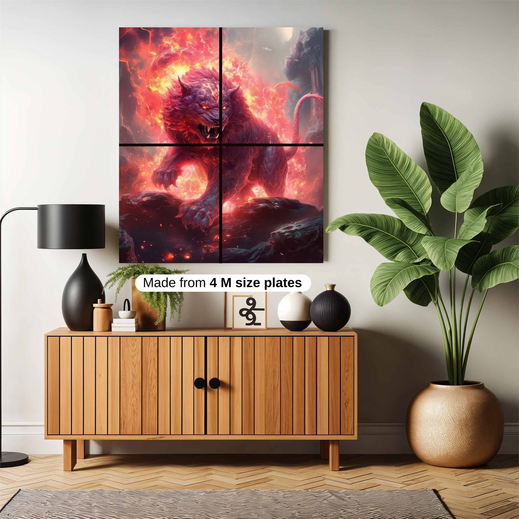 Flame Fury Safe Wall Magnetic / M