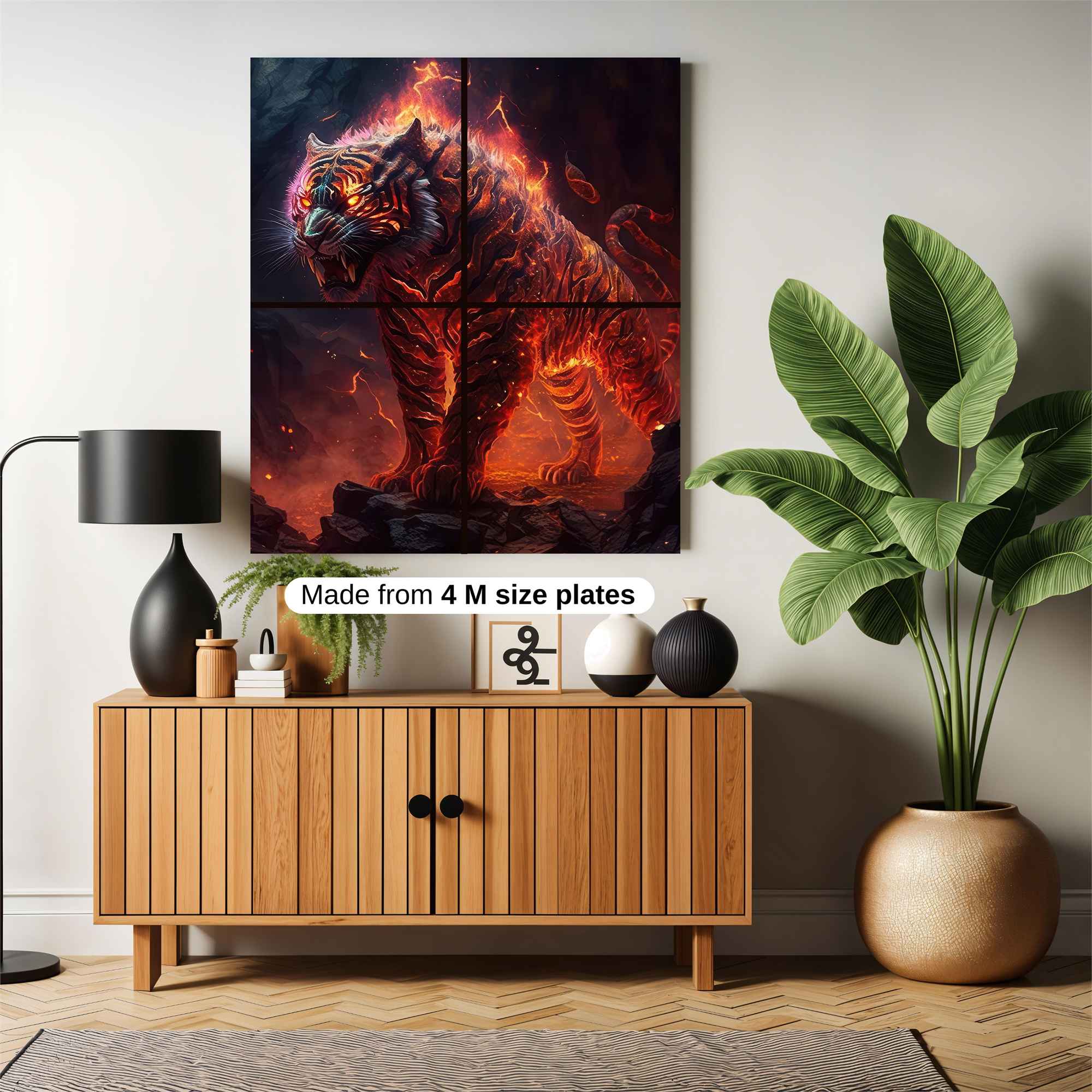 Inferno Tiger Safe Wall Magnetic / M