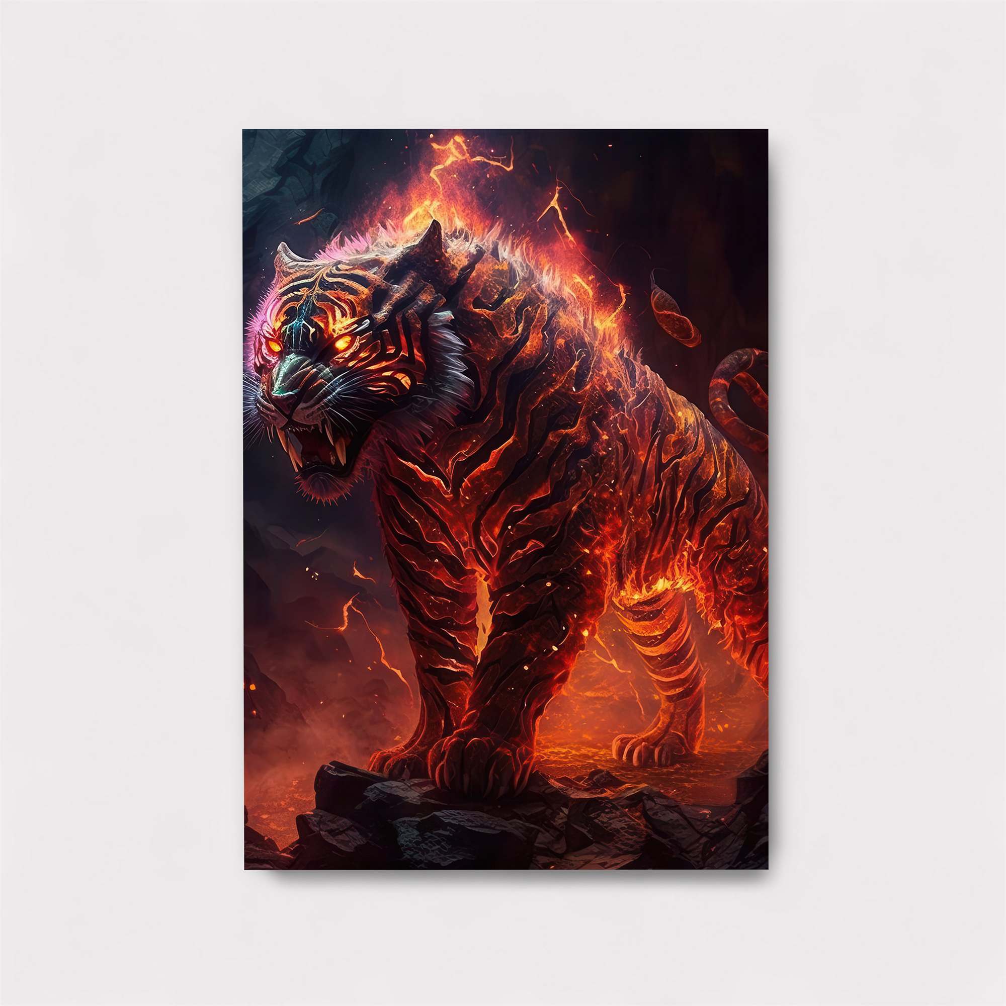 Inferno Tiger Safe Wall Magnetic / M