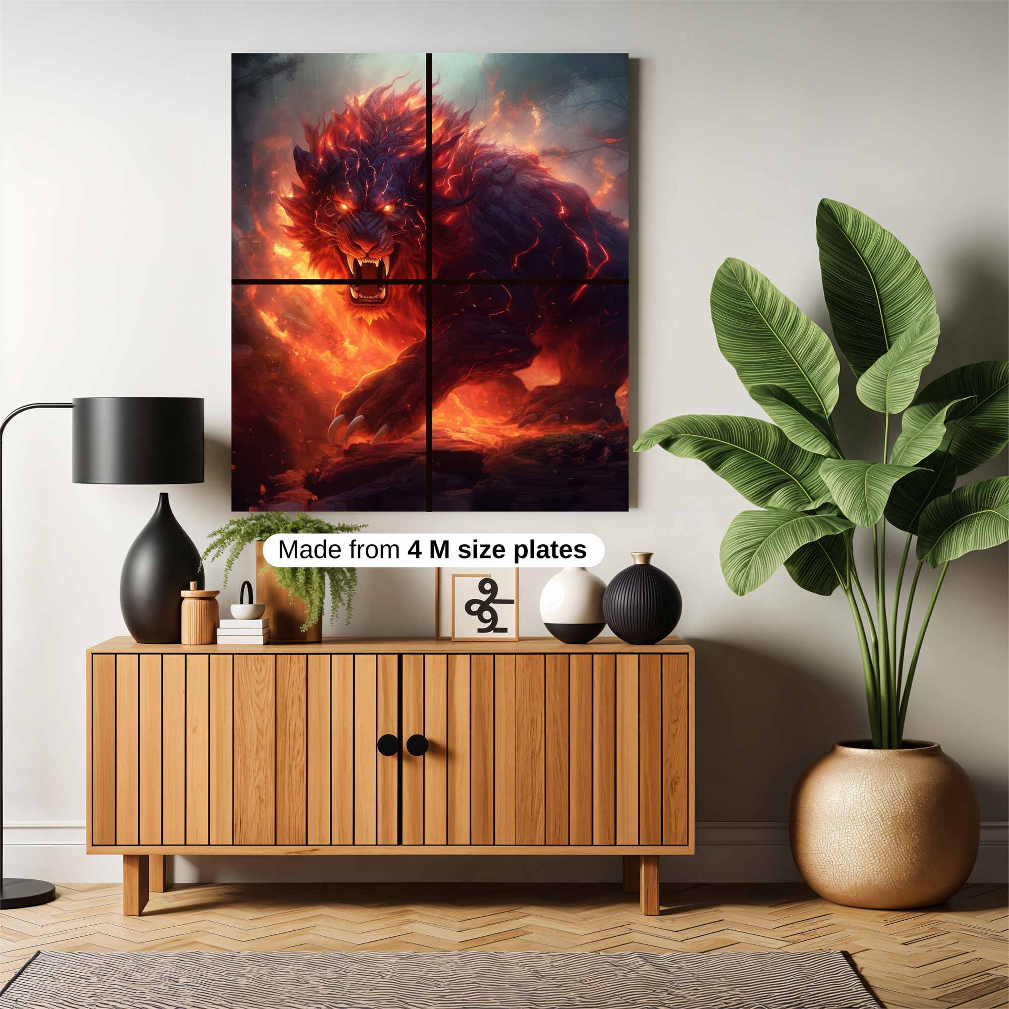 Flame Fury Safe Wall Magnetic / M