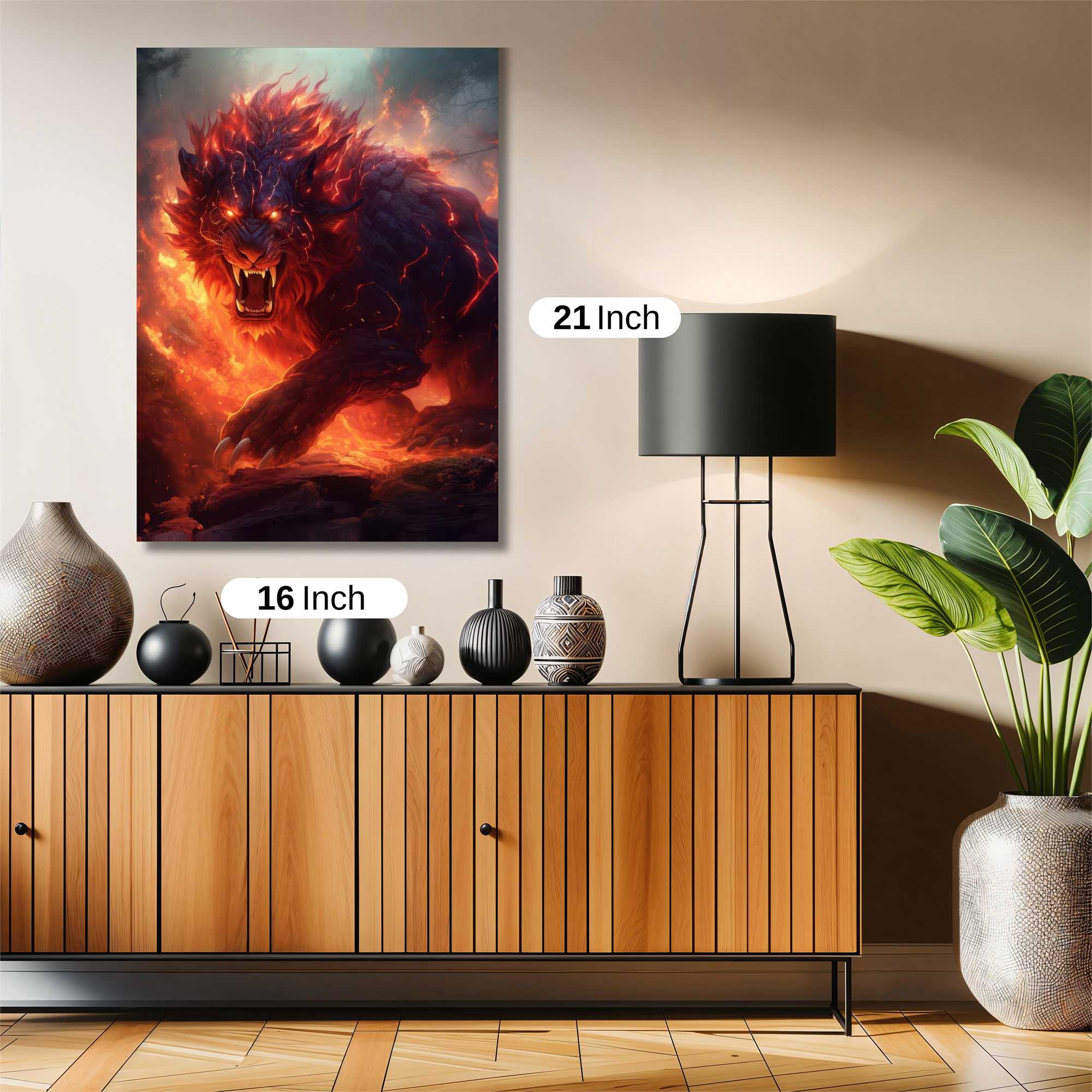 Flame Fury Safe Wall Magnetic / M