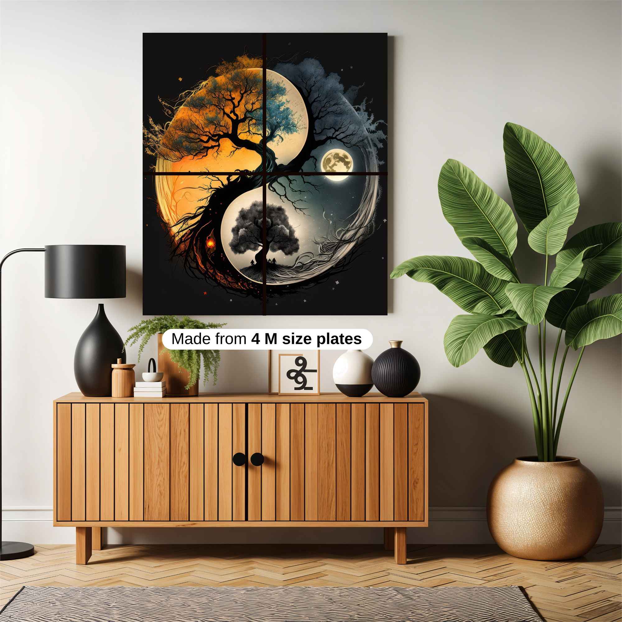 YinYangWhimsy Safe Wall Magnetic / M