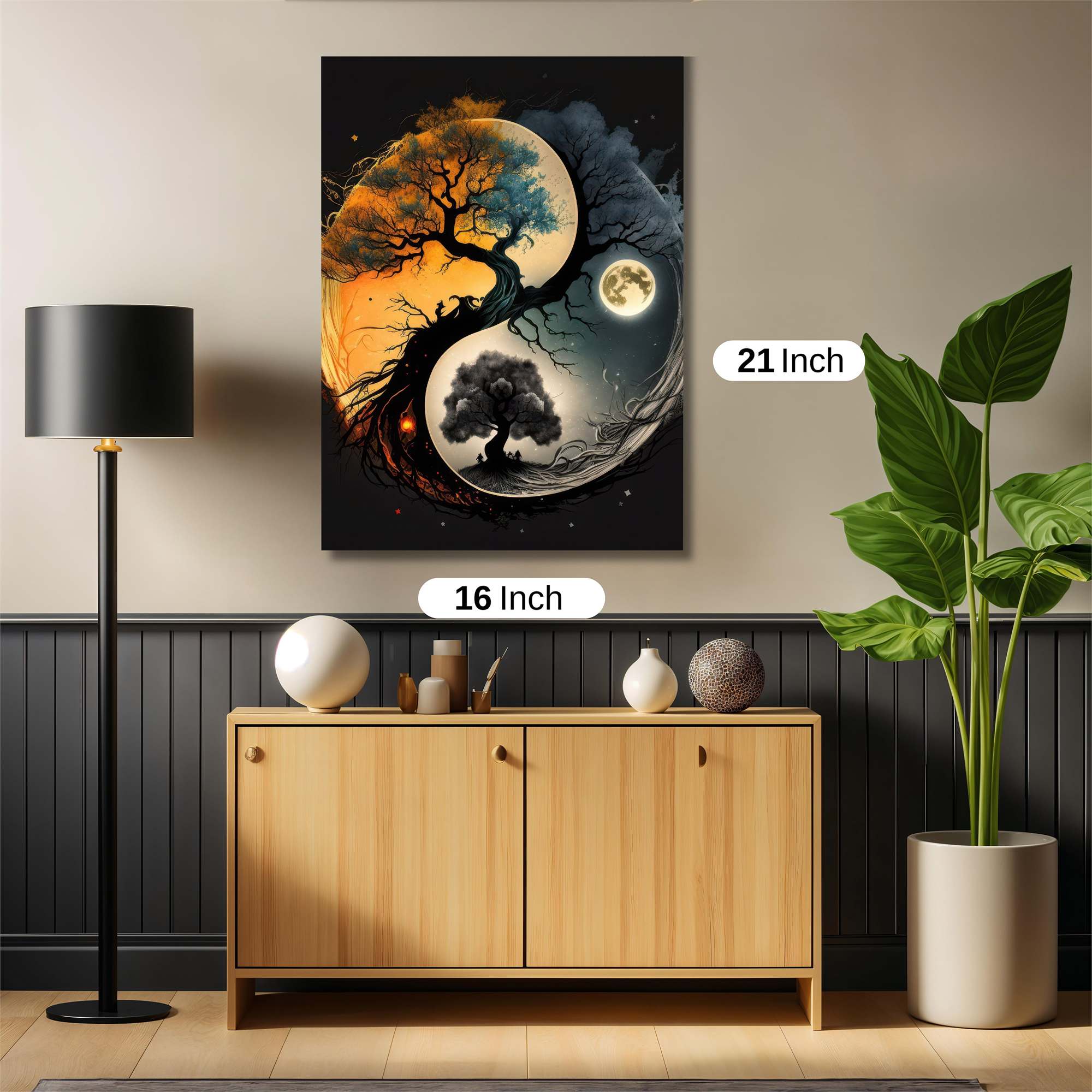 YinYangWhimsy Safe Wall Magnetic / M