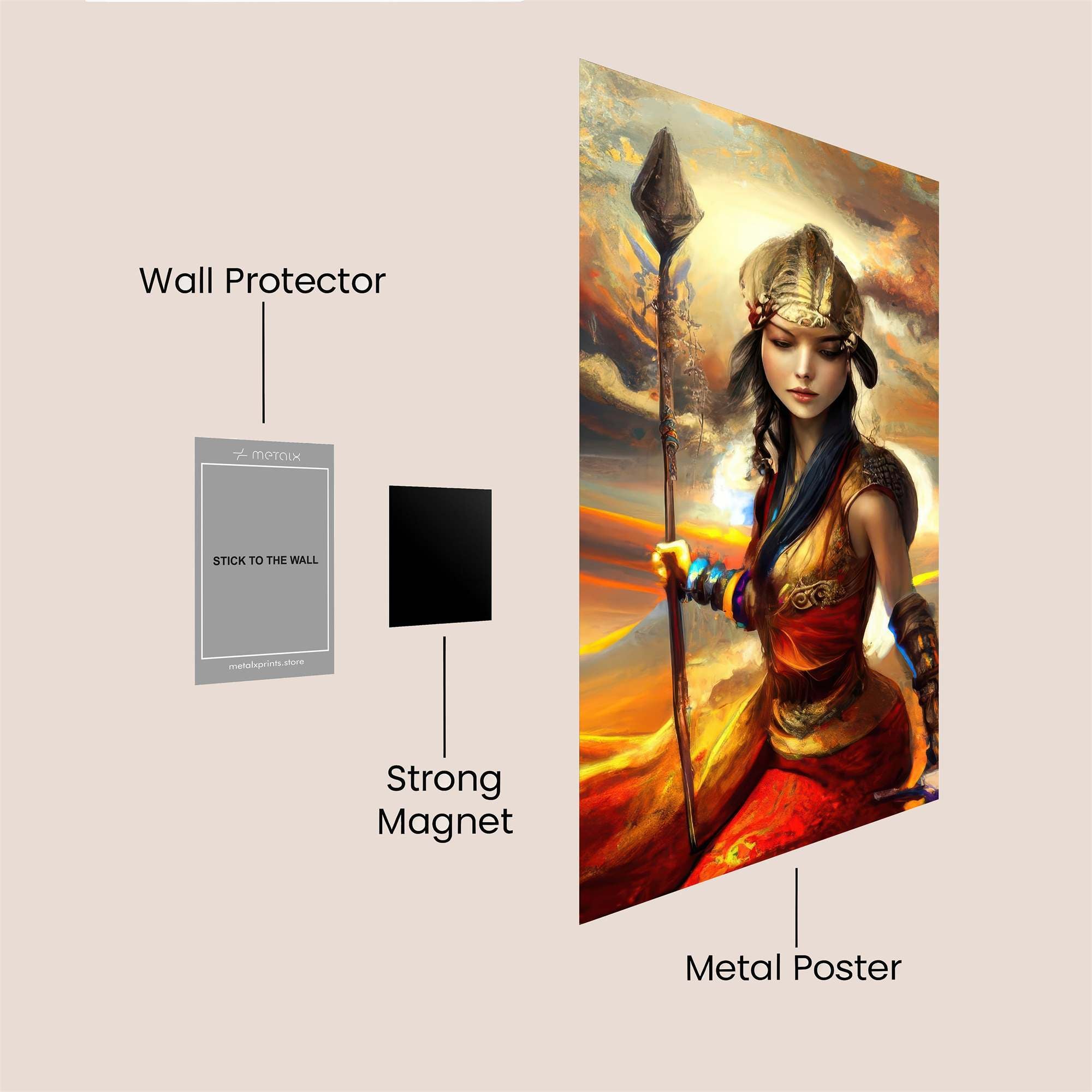 Goddess Serene Safe Wall Magnetic / M