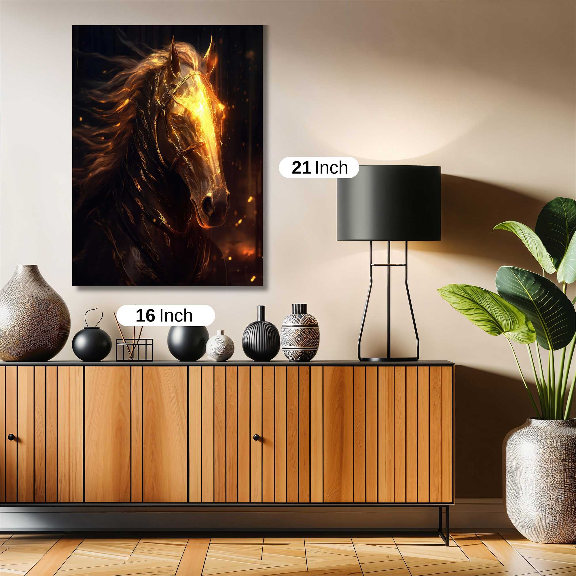 Fiery Steed Safe Wall Magnetic / M