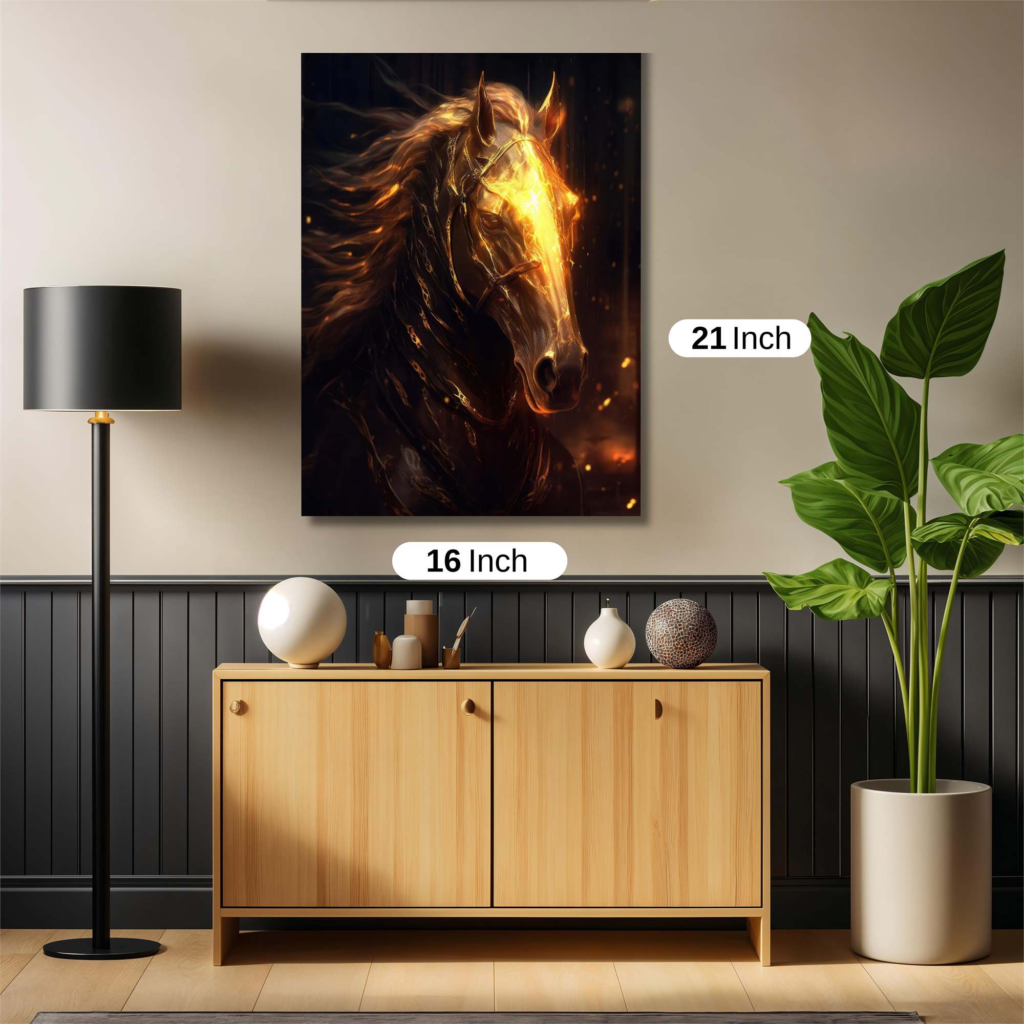 Fiery Steed Safe Wall Magnetic / M