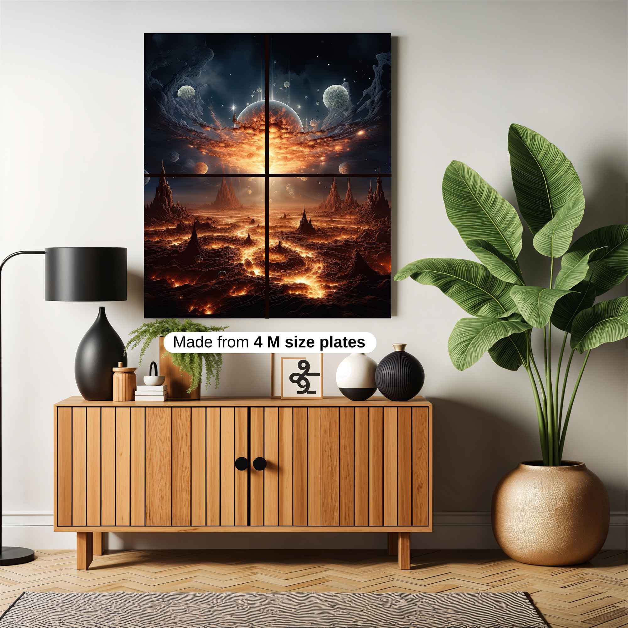 Cosmic Eruption Safe Wall Magnetic / M