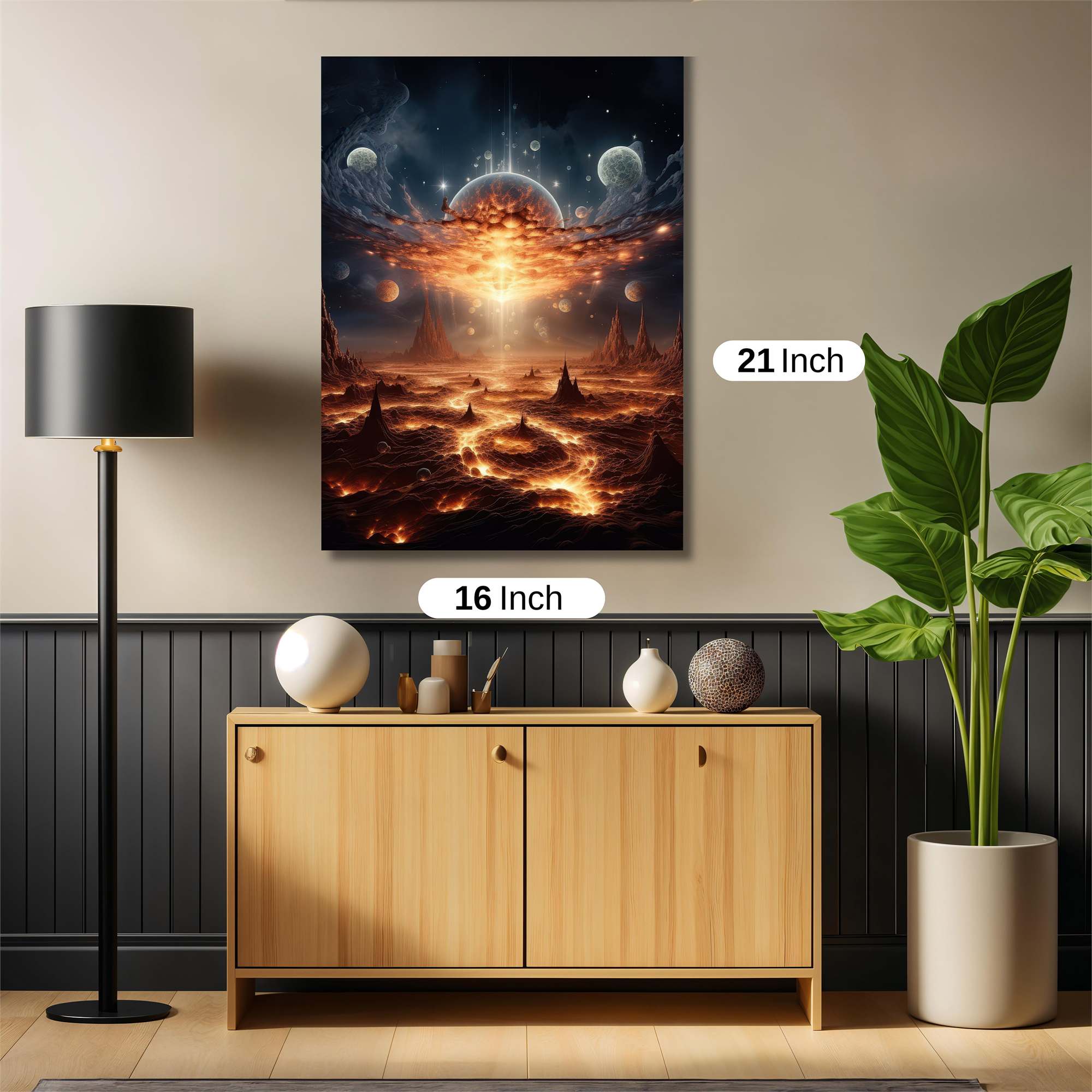 Cosmic Eruption Safe Wall Magnetic / M