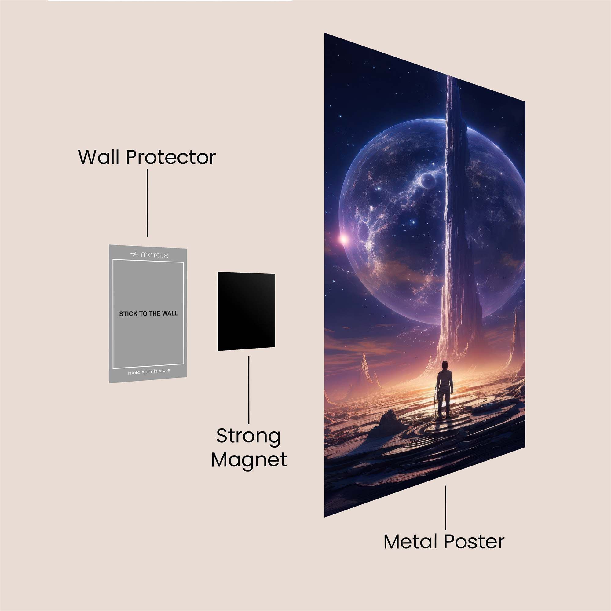 Cosmic Solitude Safe Wall Magnetic / M