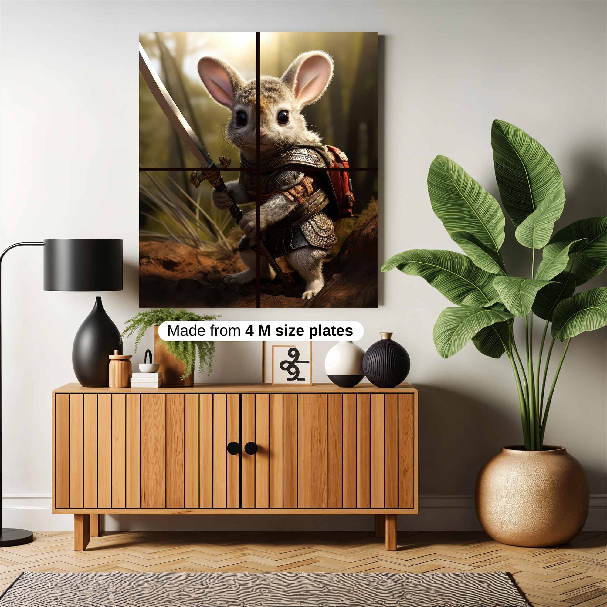 Brave Bunny Safe Wall Magnetic / M