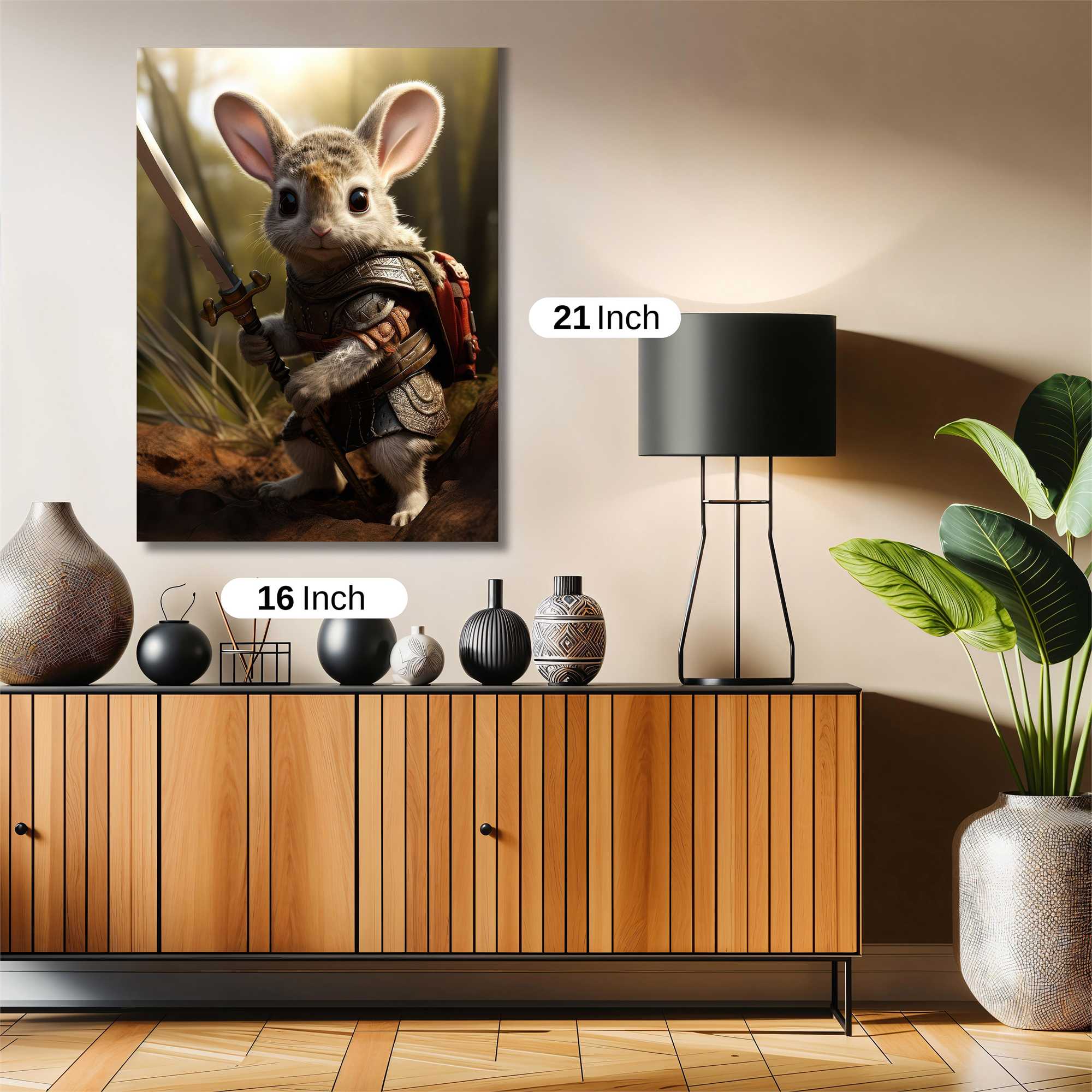 Brave Bunny Safe Wall Magnetic / M