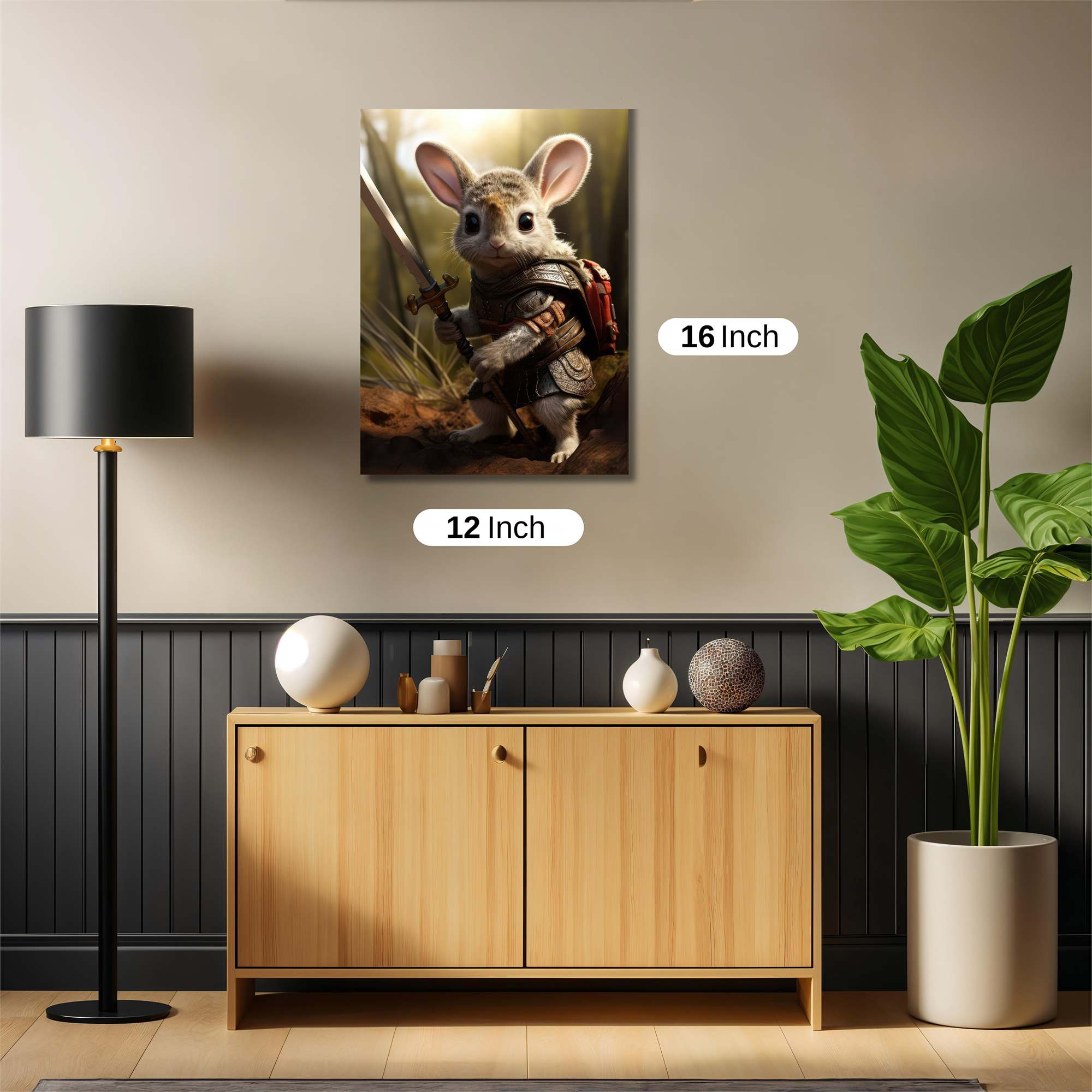 Brave Bunny Safe Wall Magnetic / M