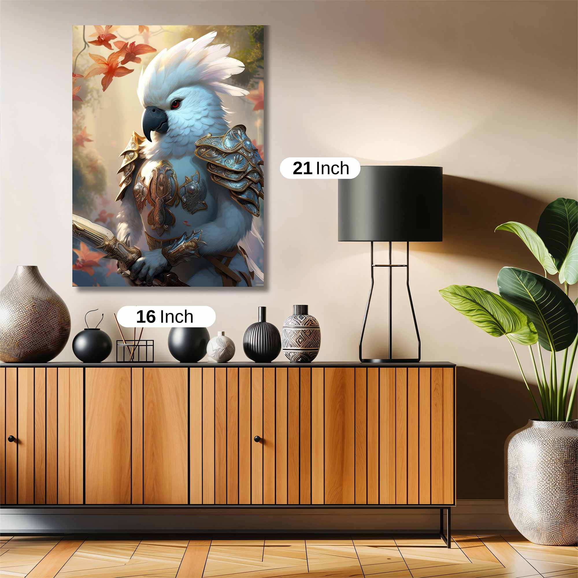 Cockatoo Courage Safe Wall Magnetic / M