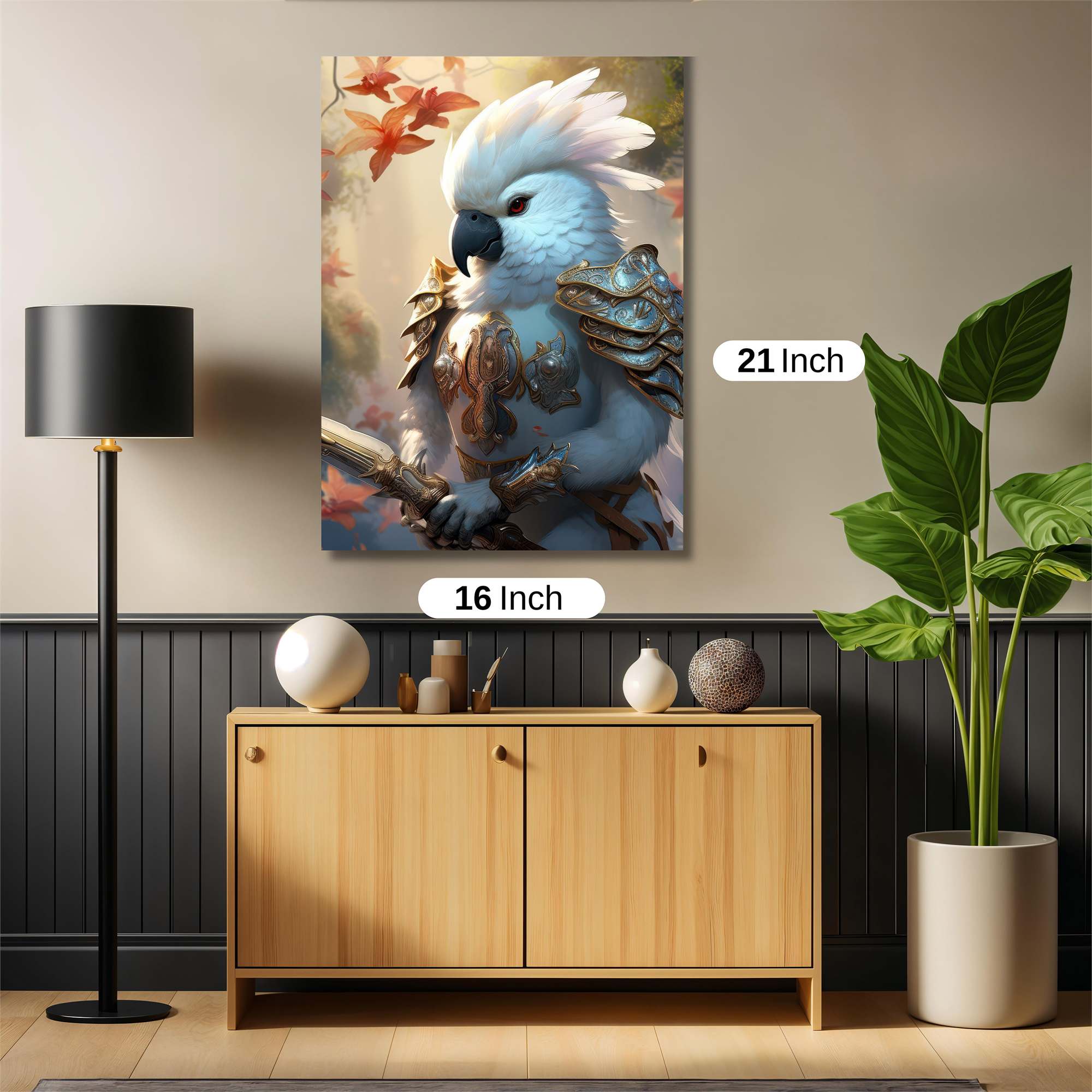 Cockatoo Courage Safe Wall Magnetic / M