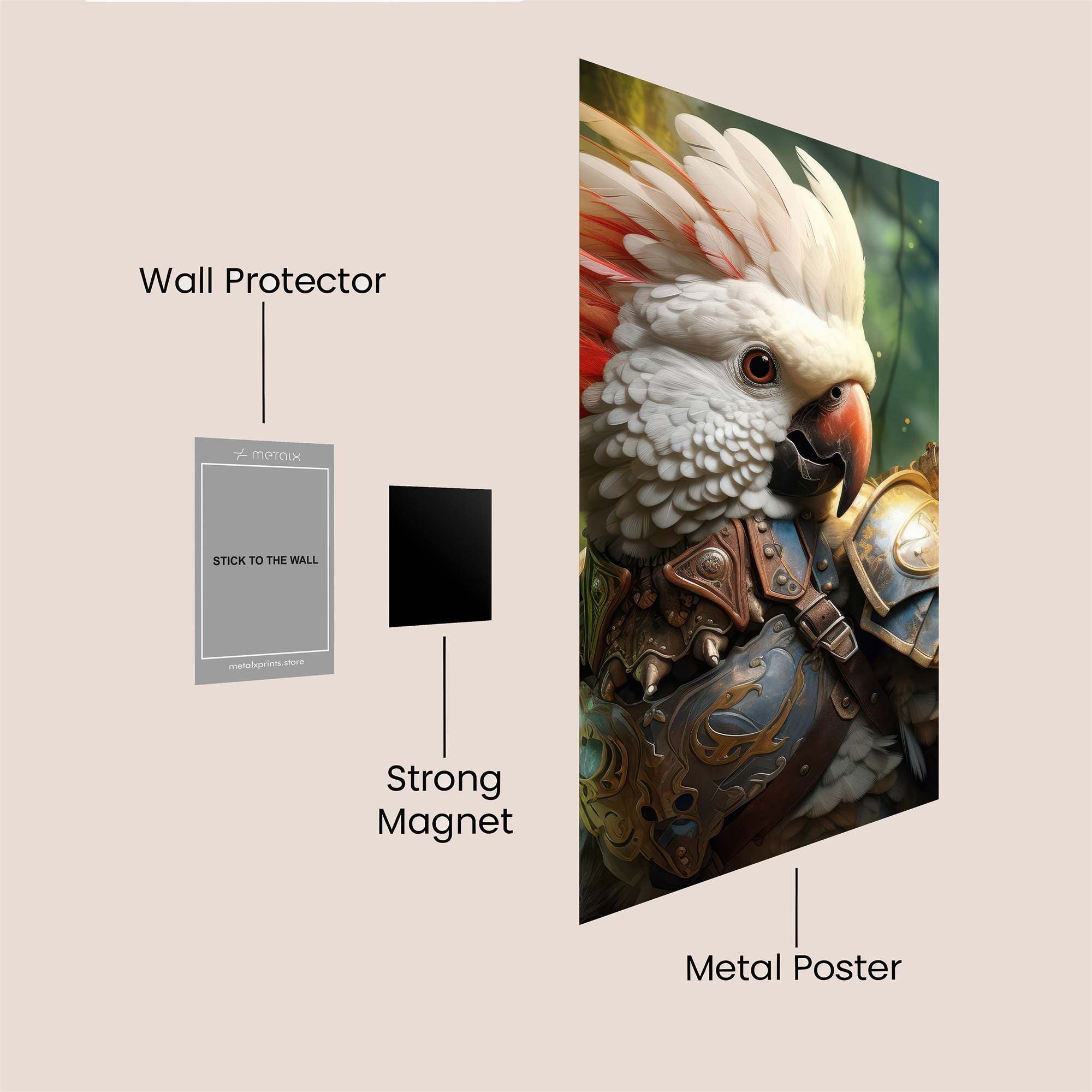 Cockatoo Champion Safe Wall Magnetic / M