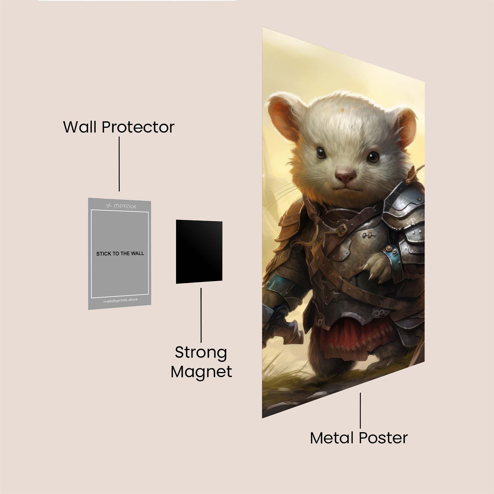Hamster Heroic Safe Wall Magnetic / M