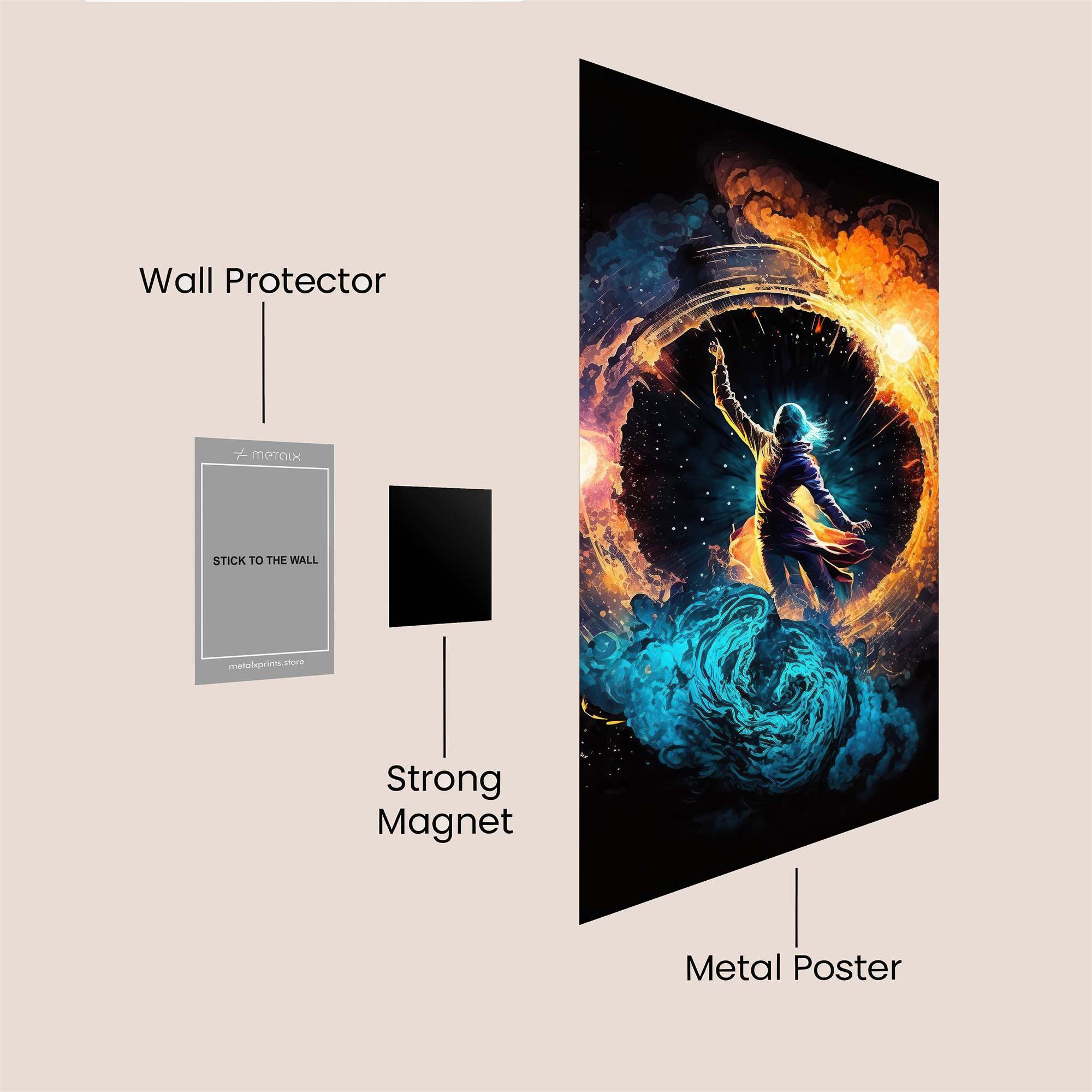 Cosmic Ecstasy Safe Wall Magnetic / M