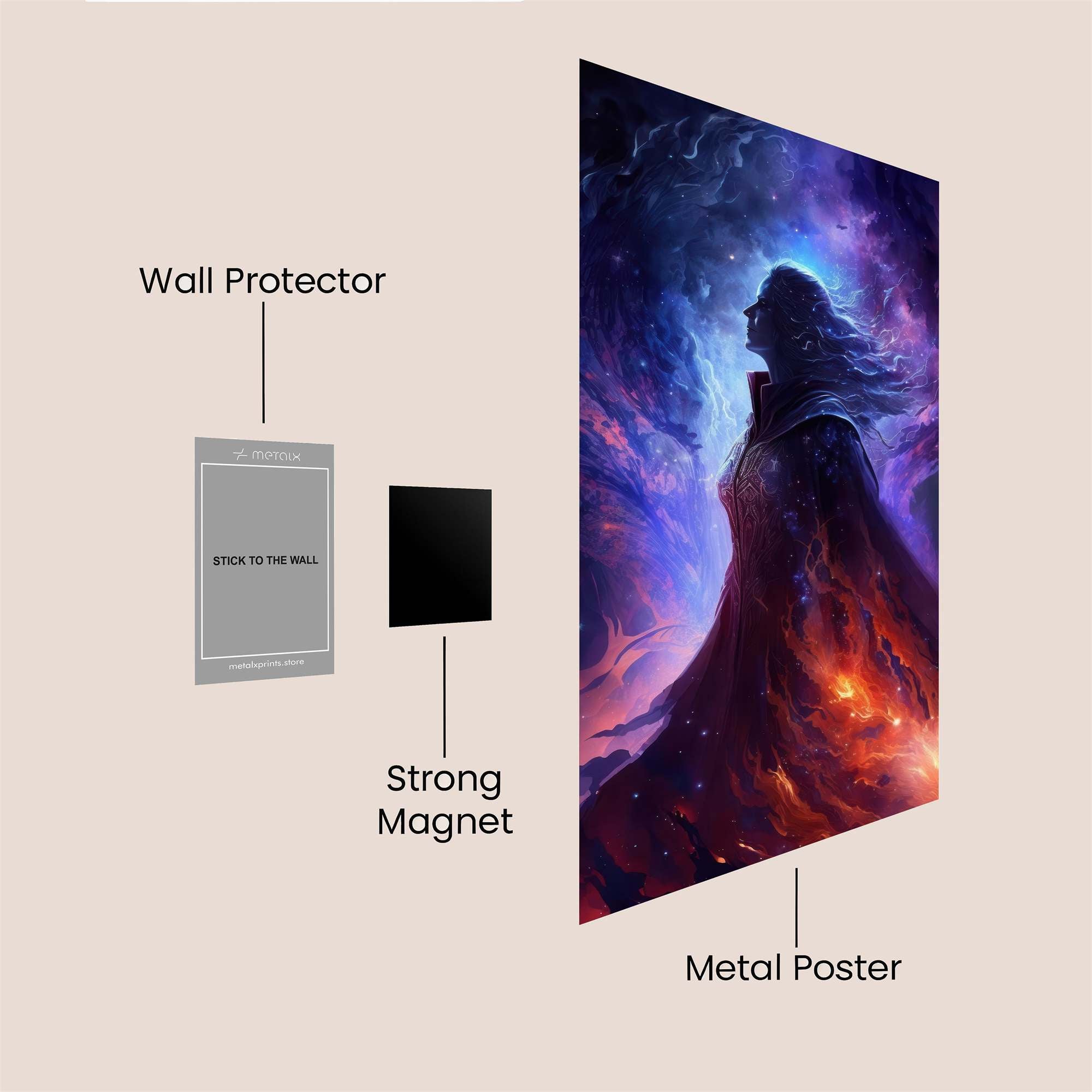 Galactic Serenity Safe Wall Magnetic / M