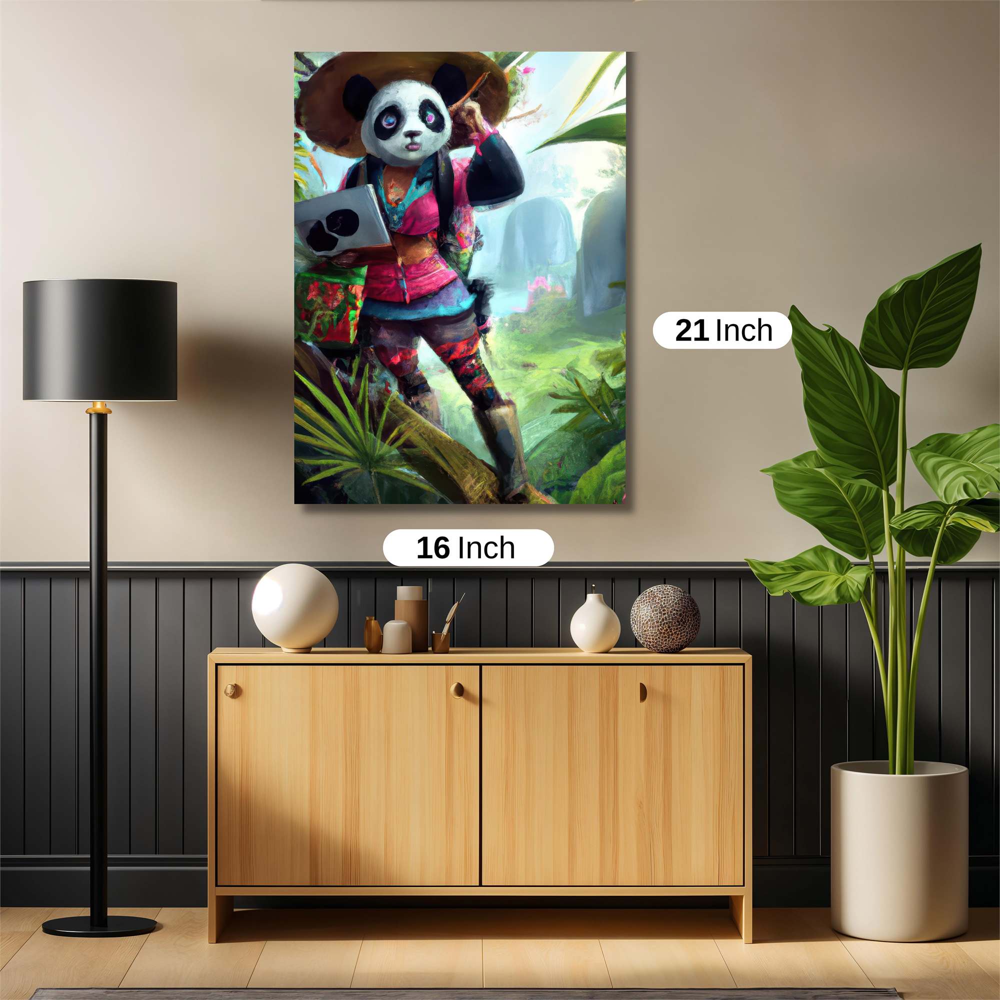 Panda Explorer Safe Wall Magnetic / M