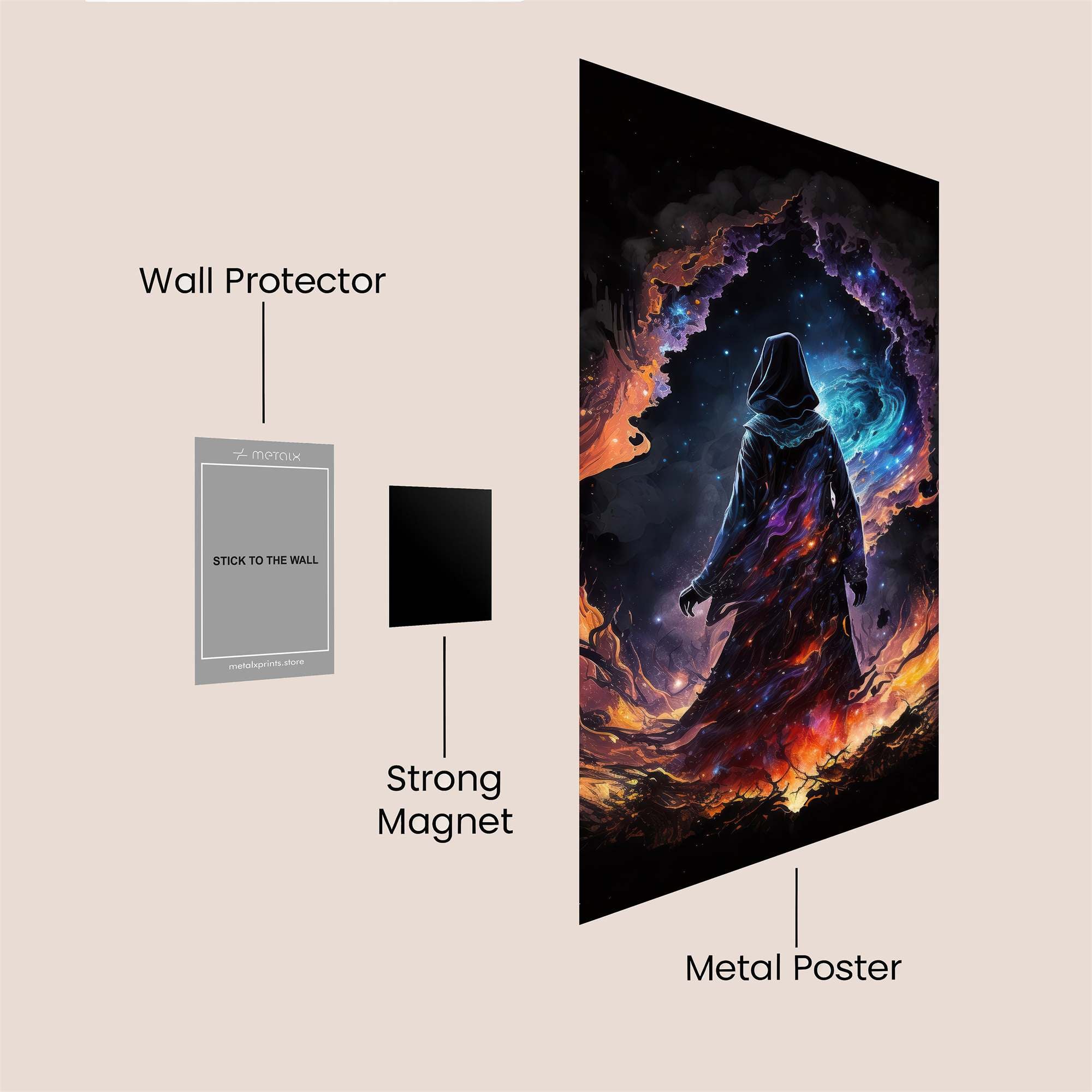 Cosmic Enigma Safe Wall Magnetic / M