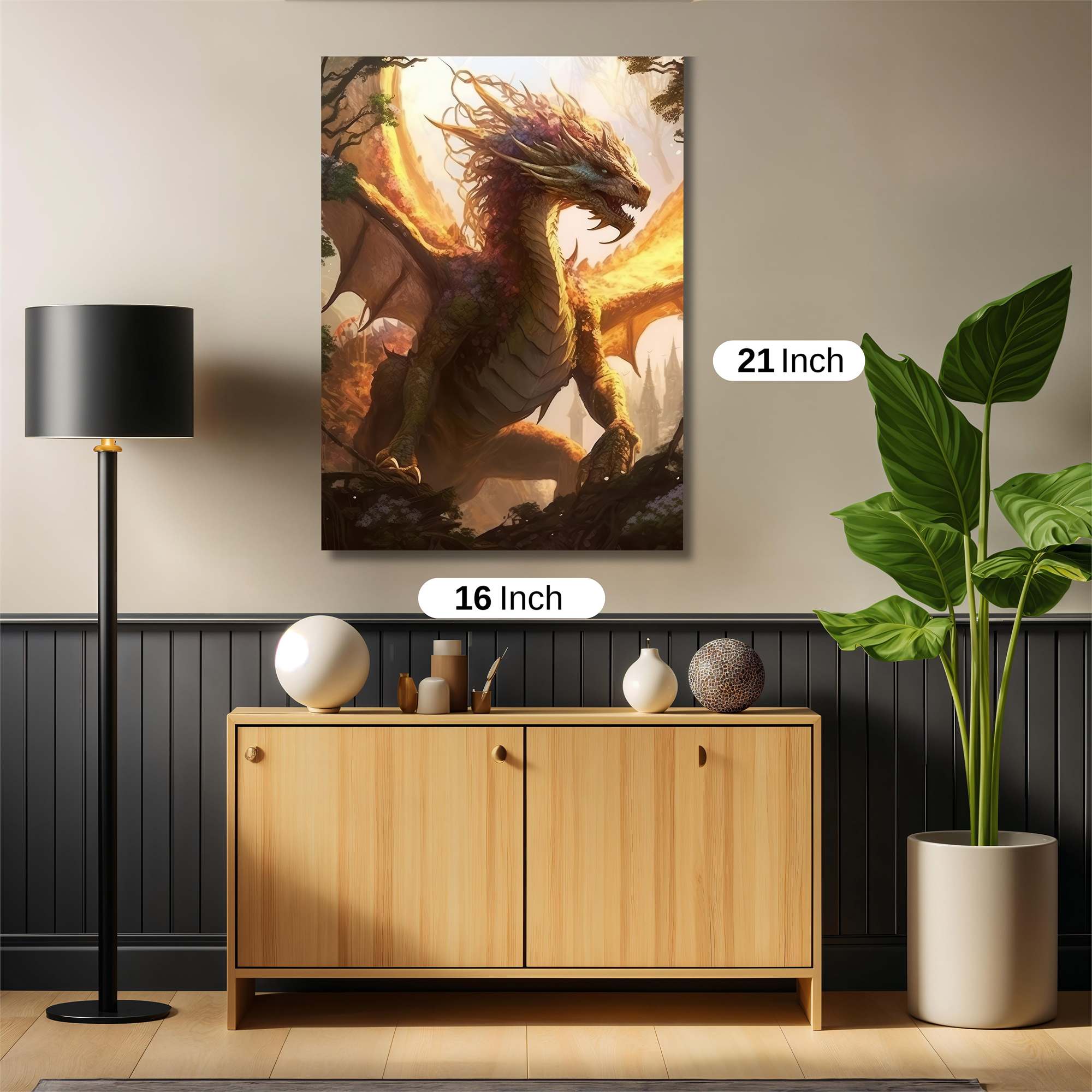 Dragon Radiant Safe Wall Magnetic / M
