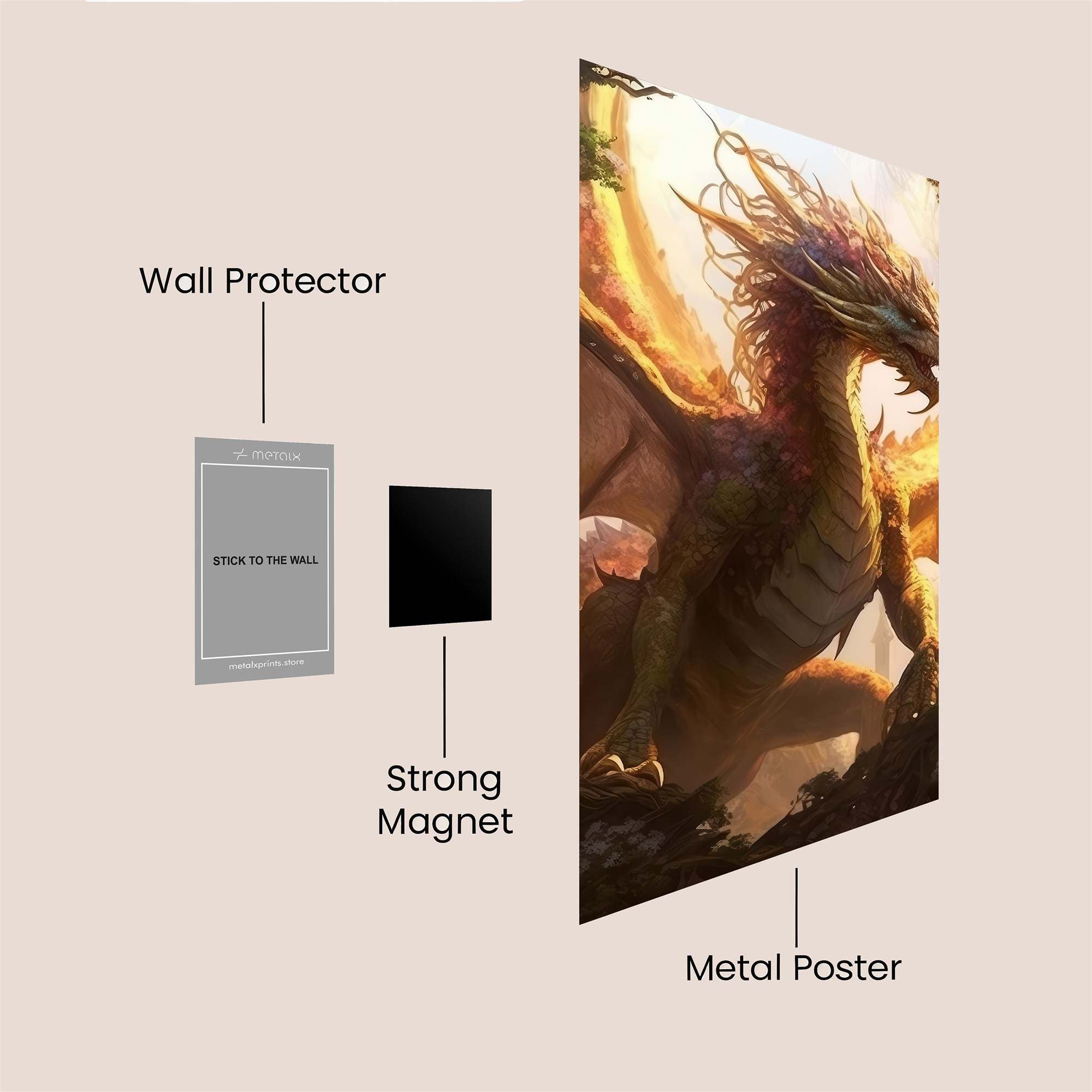 Dragon Radiant Safe Wall Magnetic / M