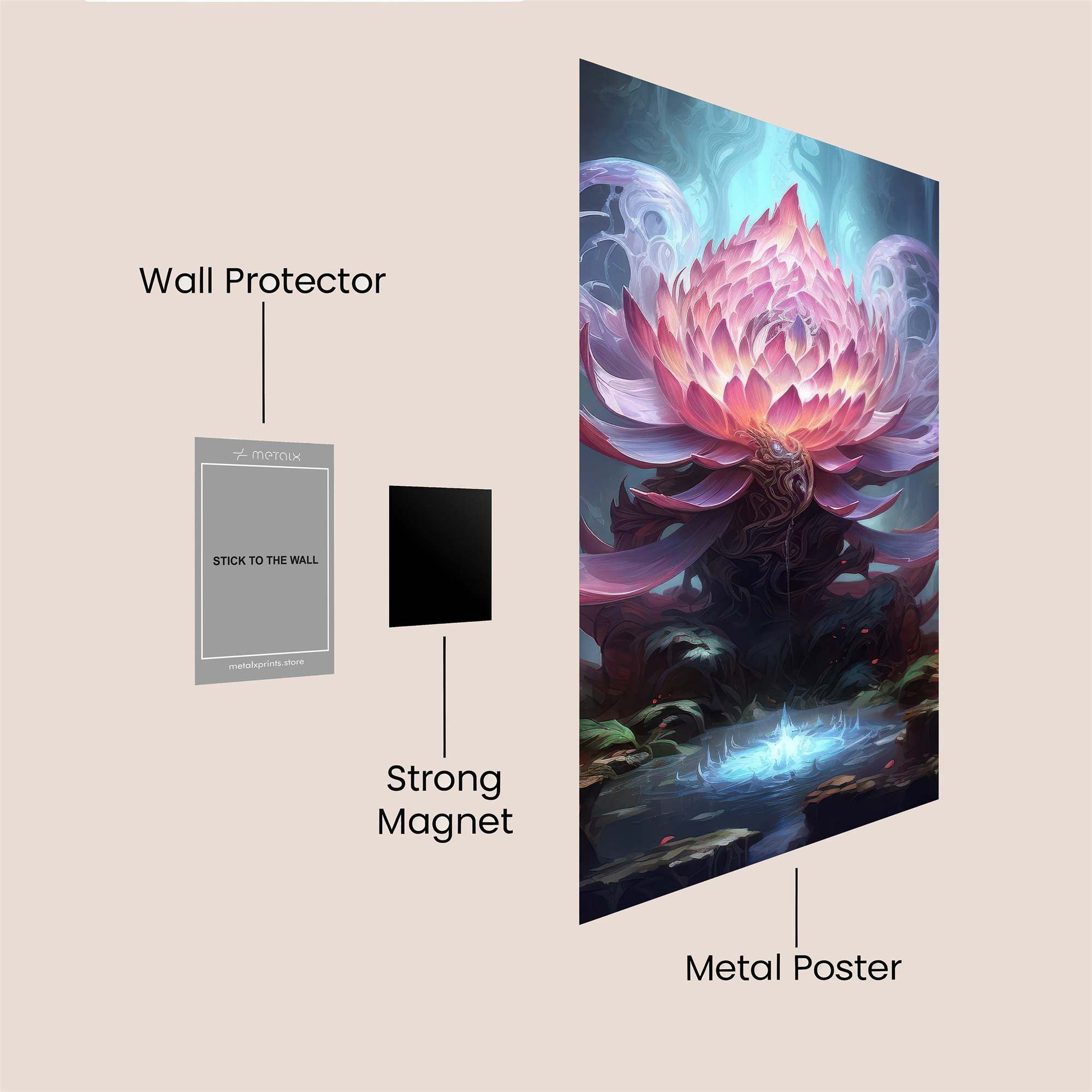 Lotus Enigma Safe Wall Magnetic / M