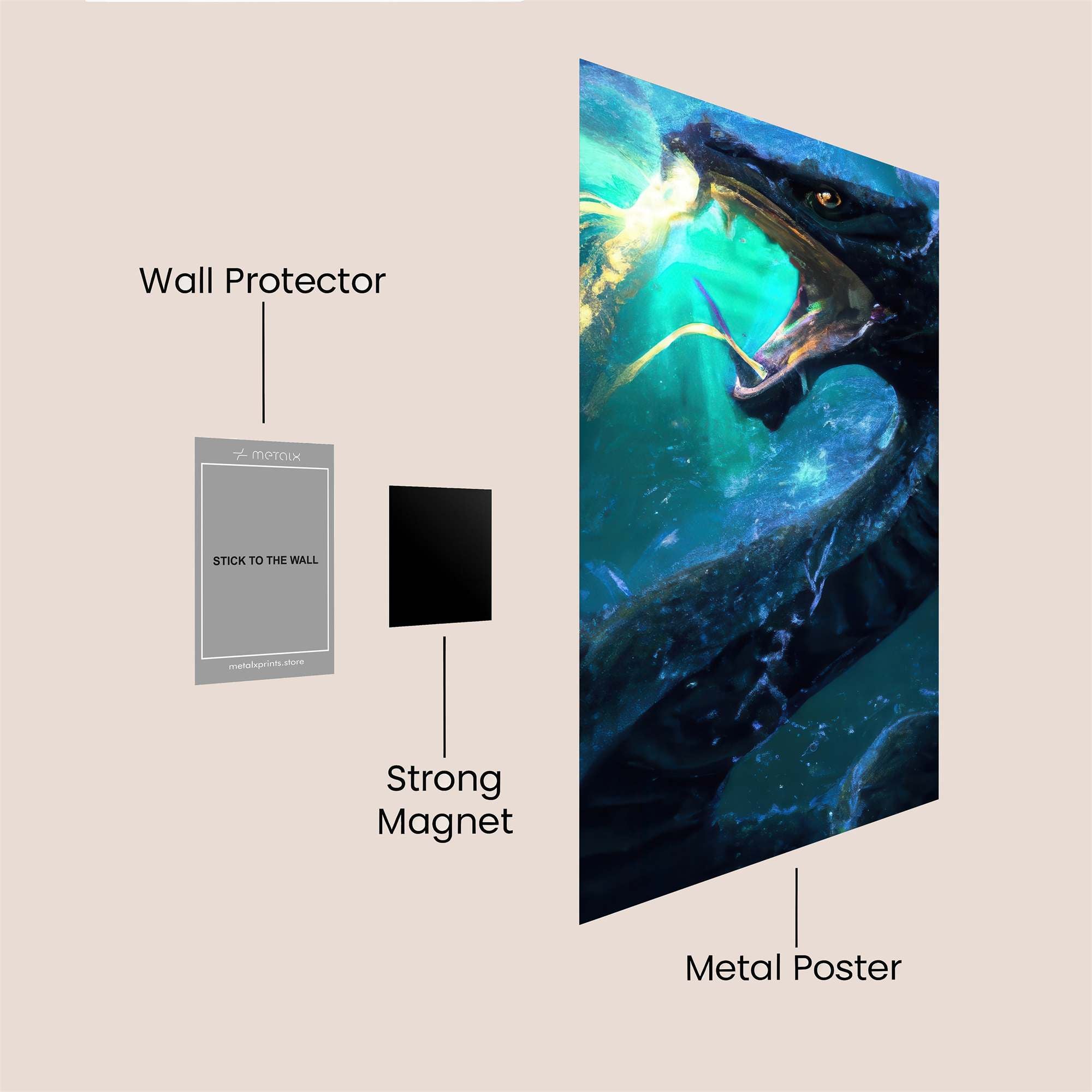 Leviathan Luminous Safe Wall Magnetic / M