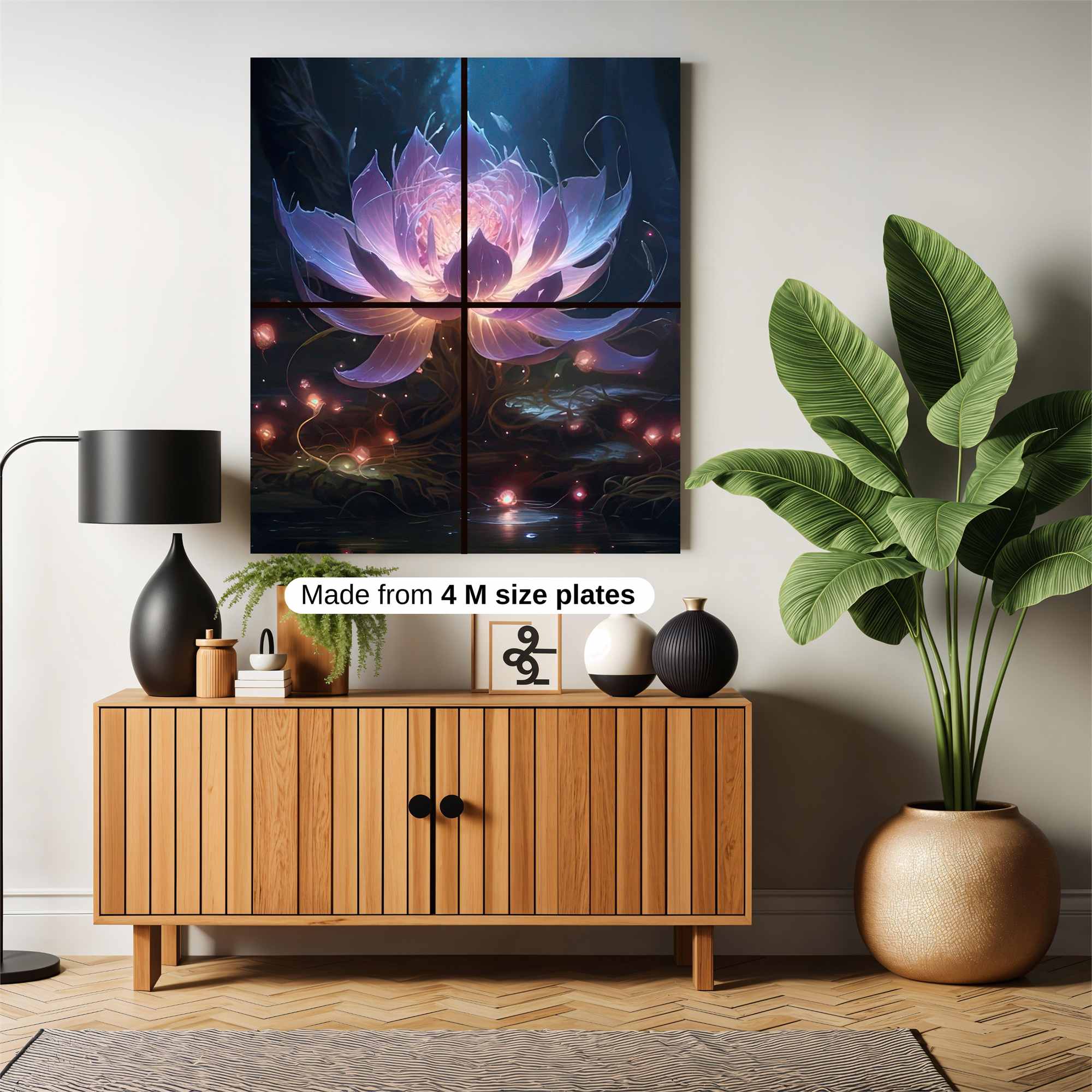 Luminous Lotus Safe Wall Magnetic / M
