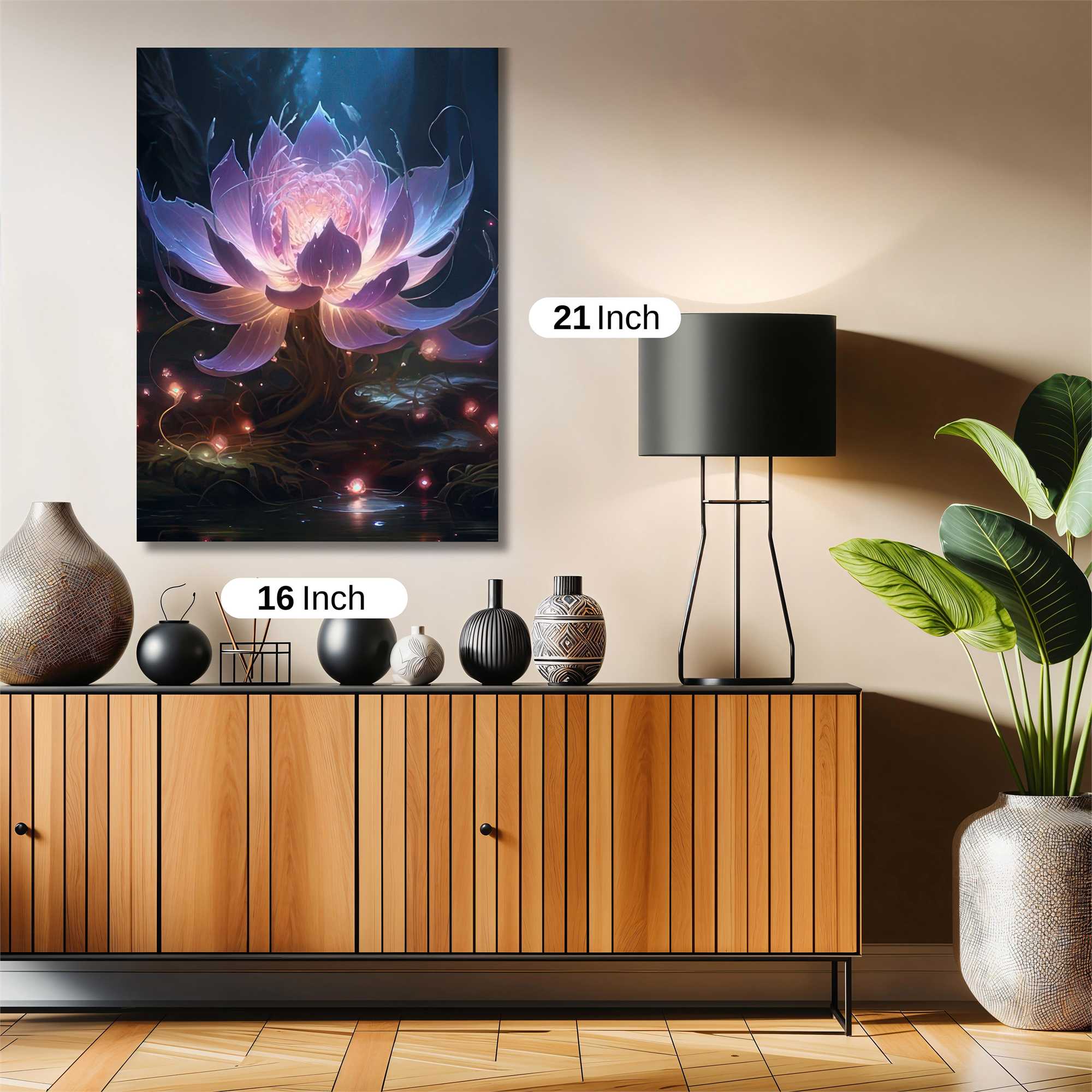 Luminous Lotus Safe Wall Magnetic / M