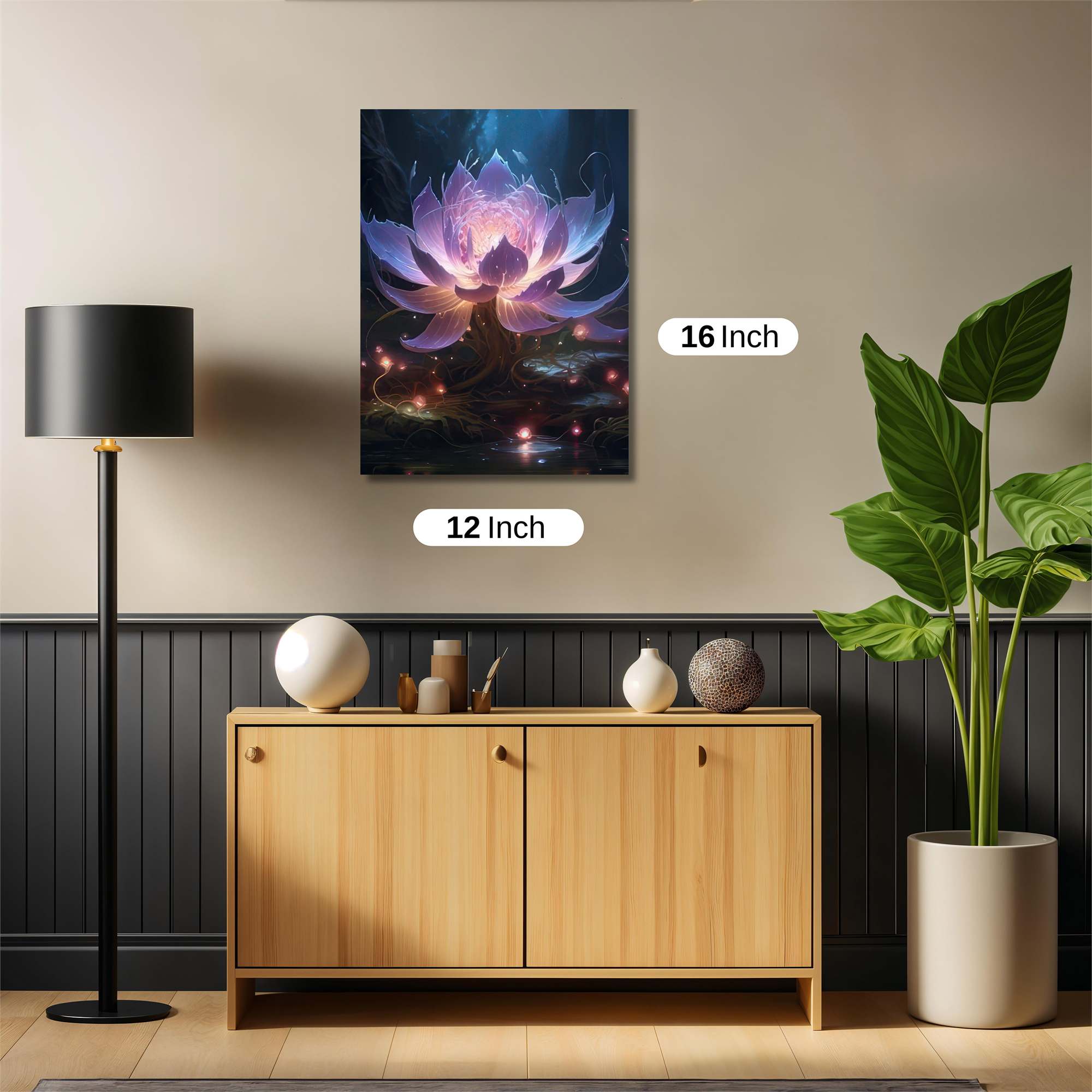 Luminous Lotus Safe Wall Magnetic / M