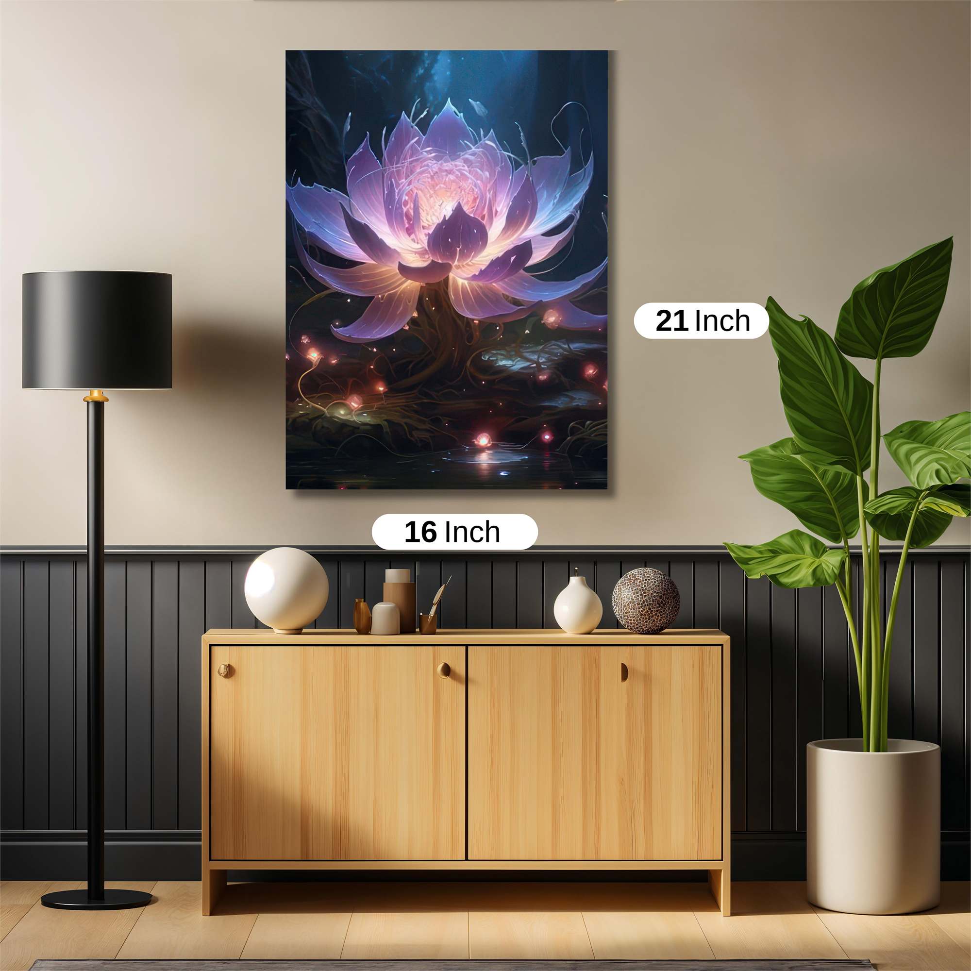 Luminous Lotus Safe Wall Magnetic / M