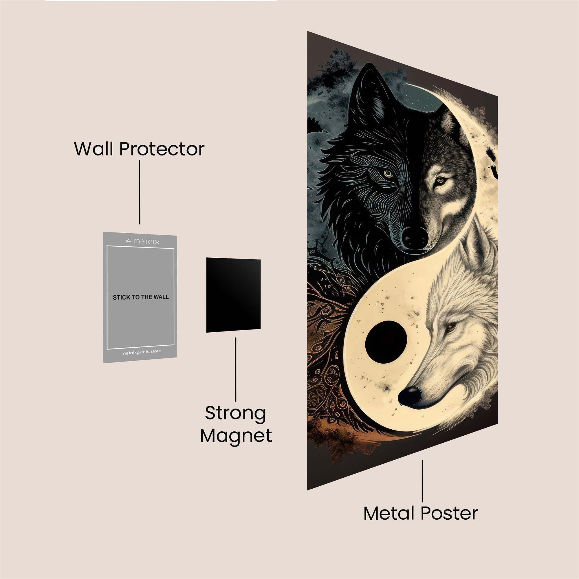 Wolf Duality Safe Wall Magnetic / M