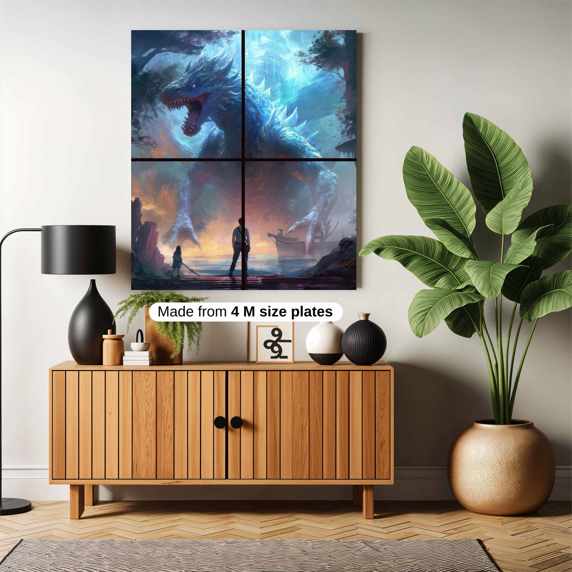 Godzilla Majestic Safe Wall Magnetic / M